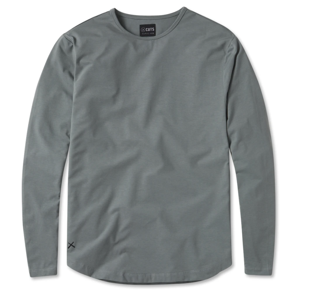 Cuts - L/S Crew Curve Hem - Roaming Travelers x [product-vendor]