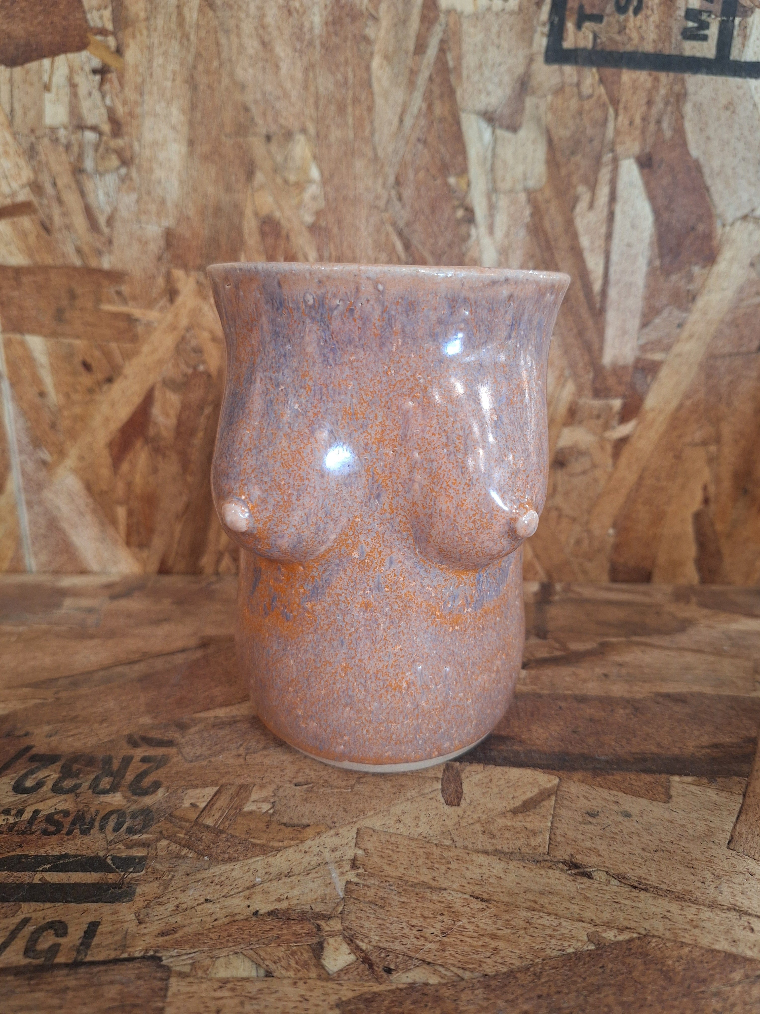 Stray Ceramics Boobie Vase Med