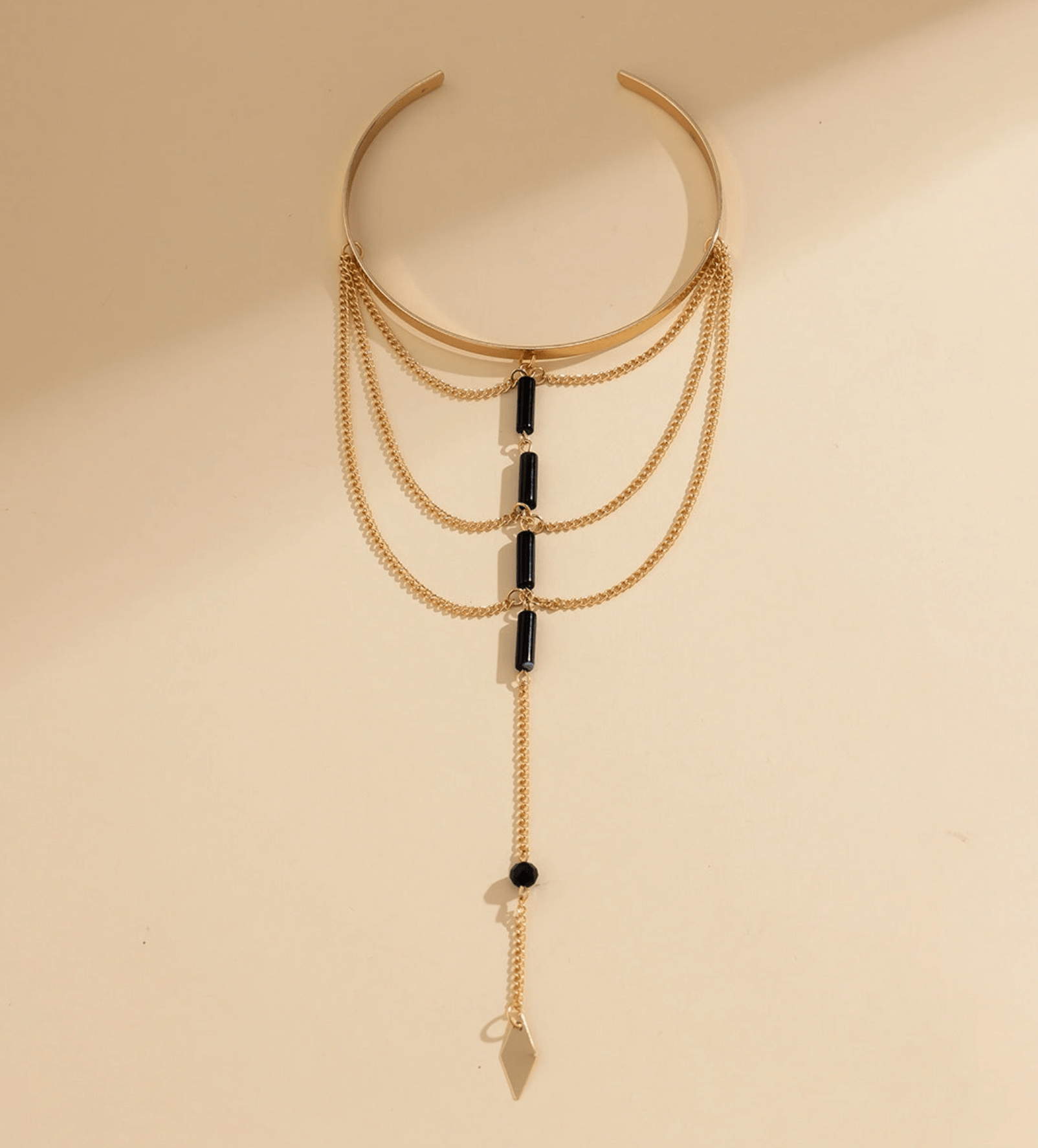 The Nomadic People Golden Drape Arm Cuff