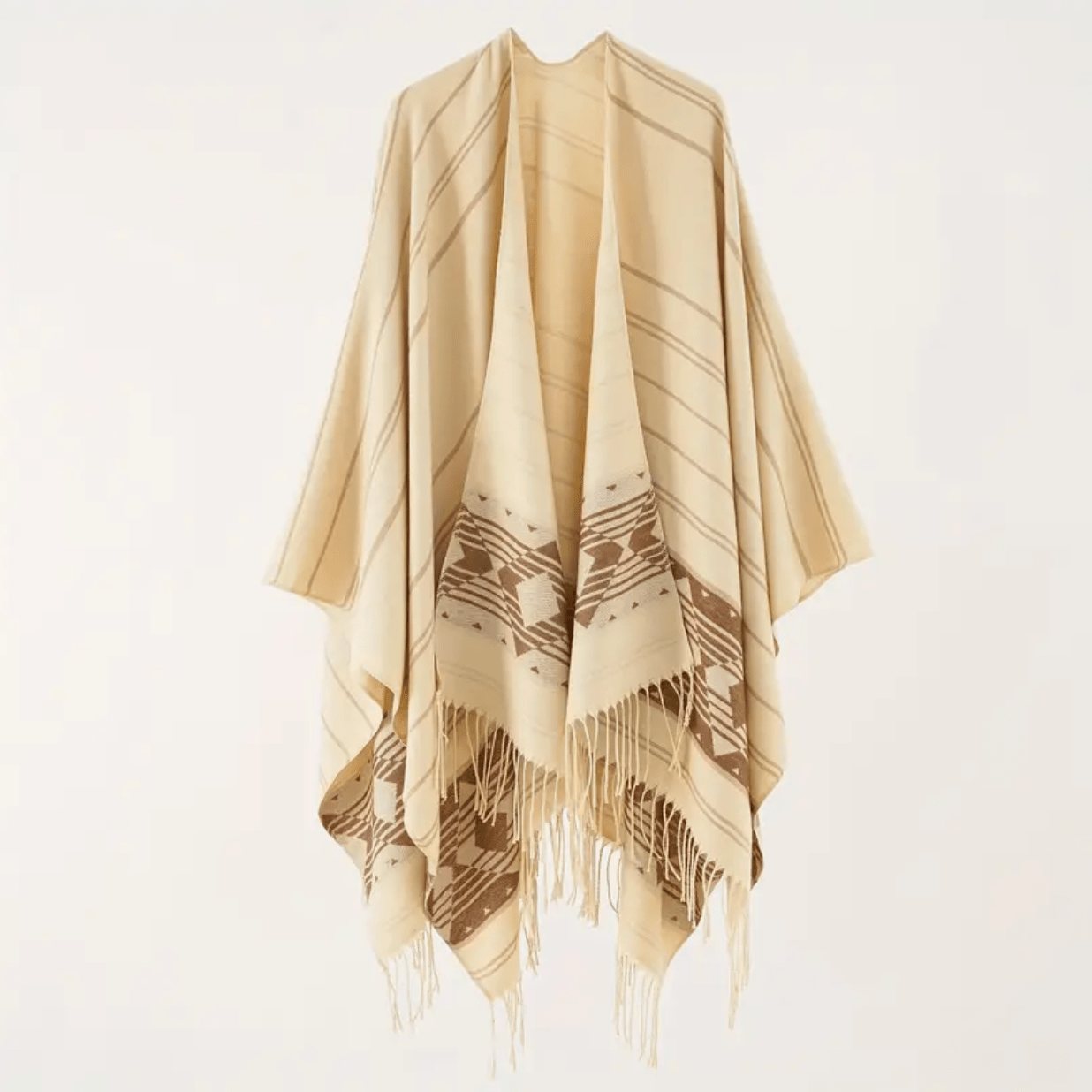 The Nomadic People Light Summer Essence Shawl: Cream