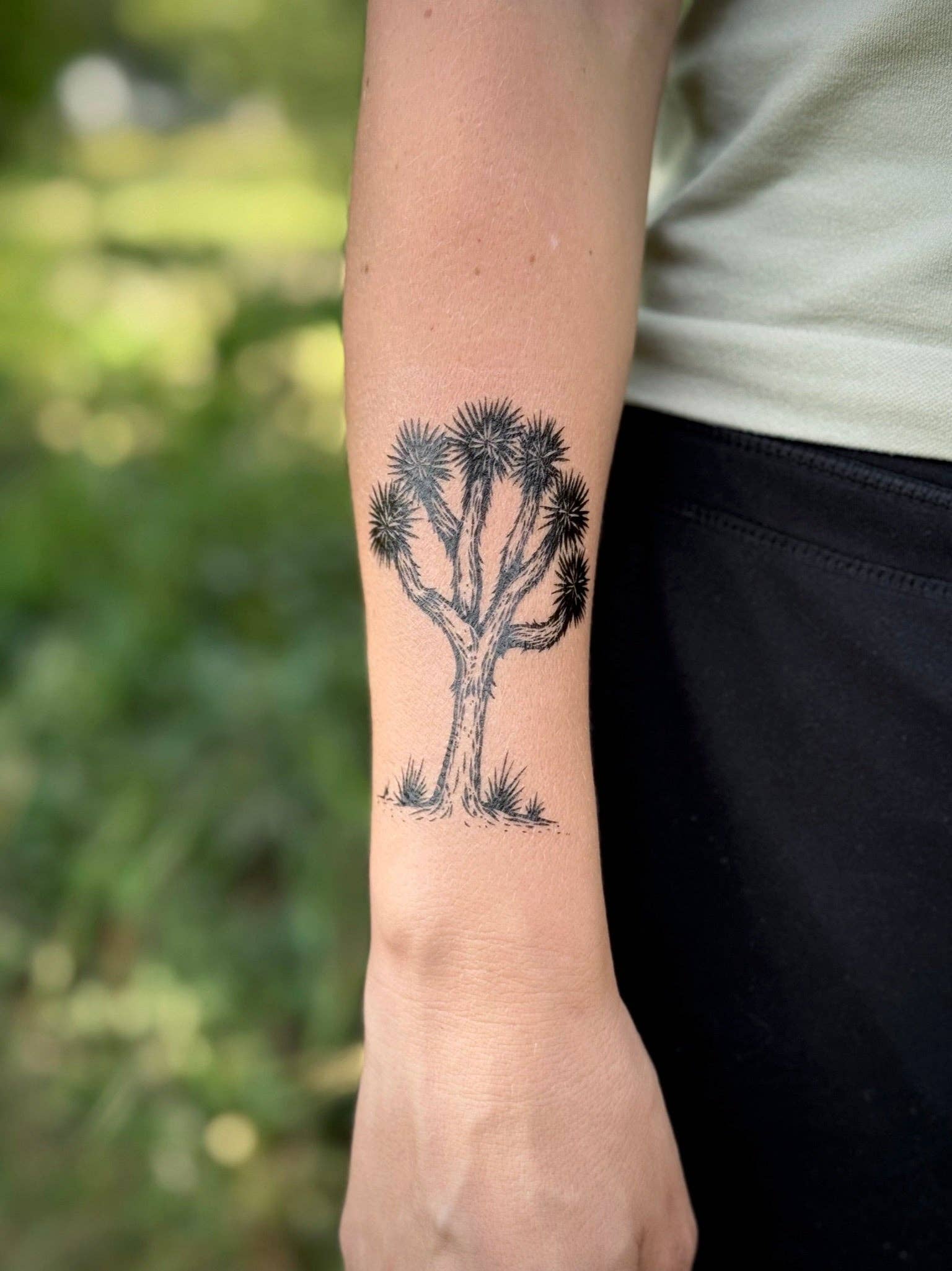 The Plant Social Joshua Tree Temporary Tattoo available in Joshua Tree at JT Trading Post