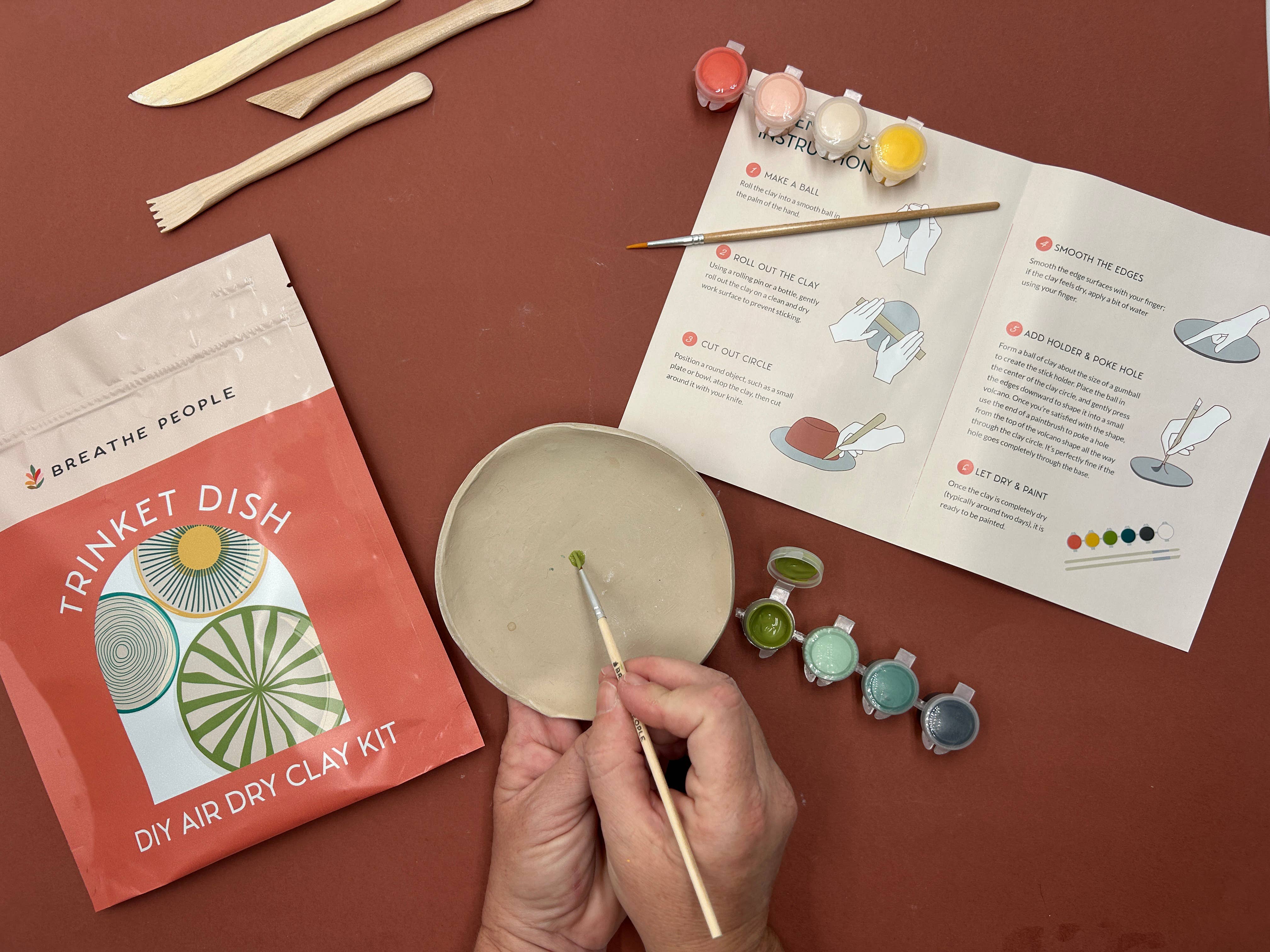 The Plant Social DIY Air Dry Clay Kit- Make Your Own Mushroom Dish available in Joshua Tree at JT Trading Post