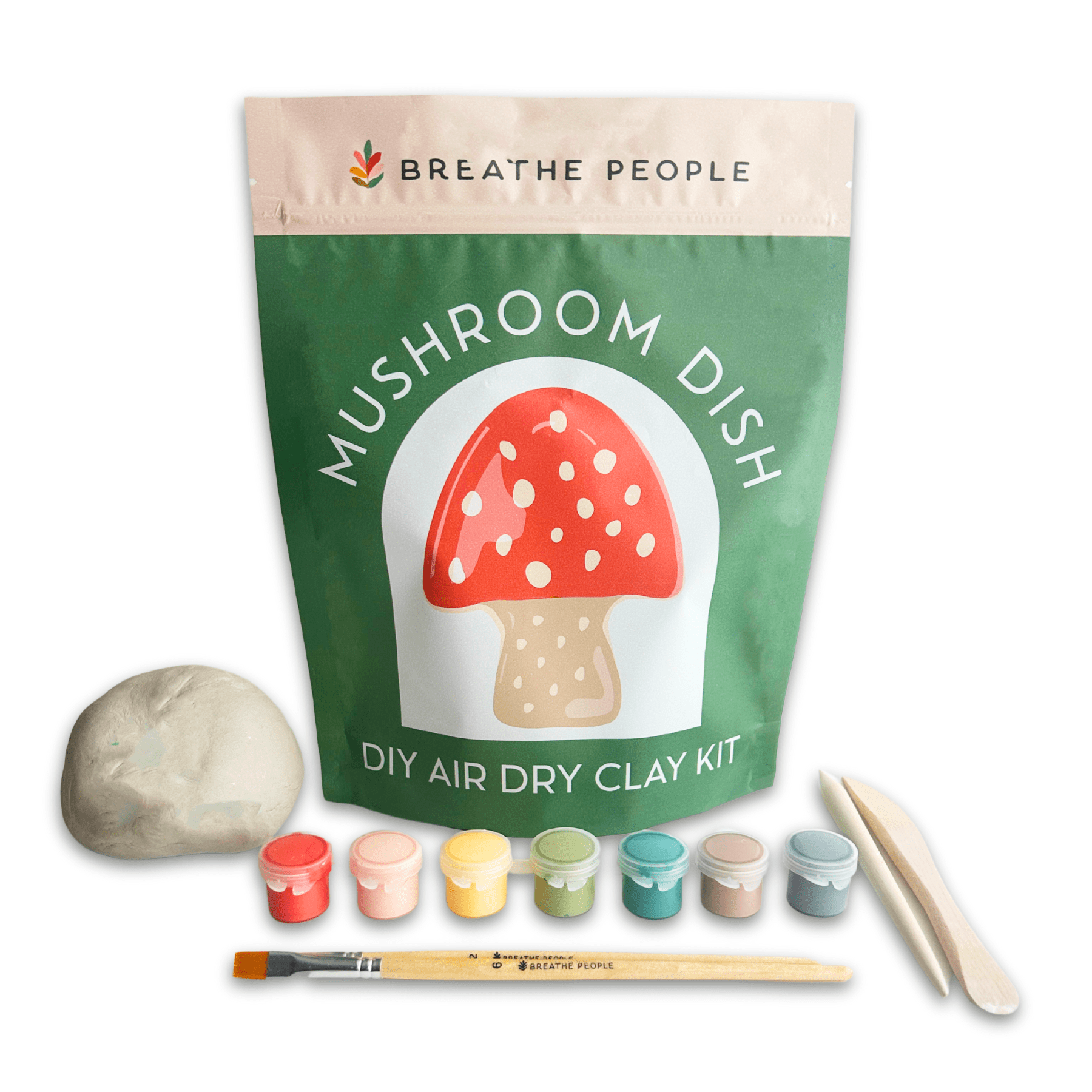 The Plant Social DIY Air Dry Clay Kit- Make Your Own Mushroom Dish available in Joshua Tree at JT Trading Post