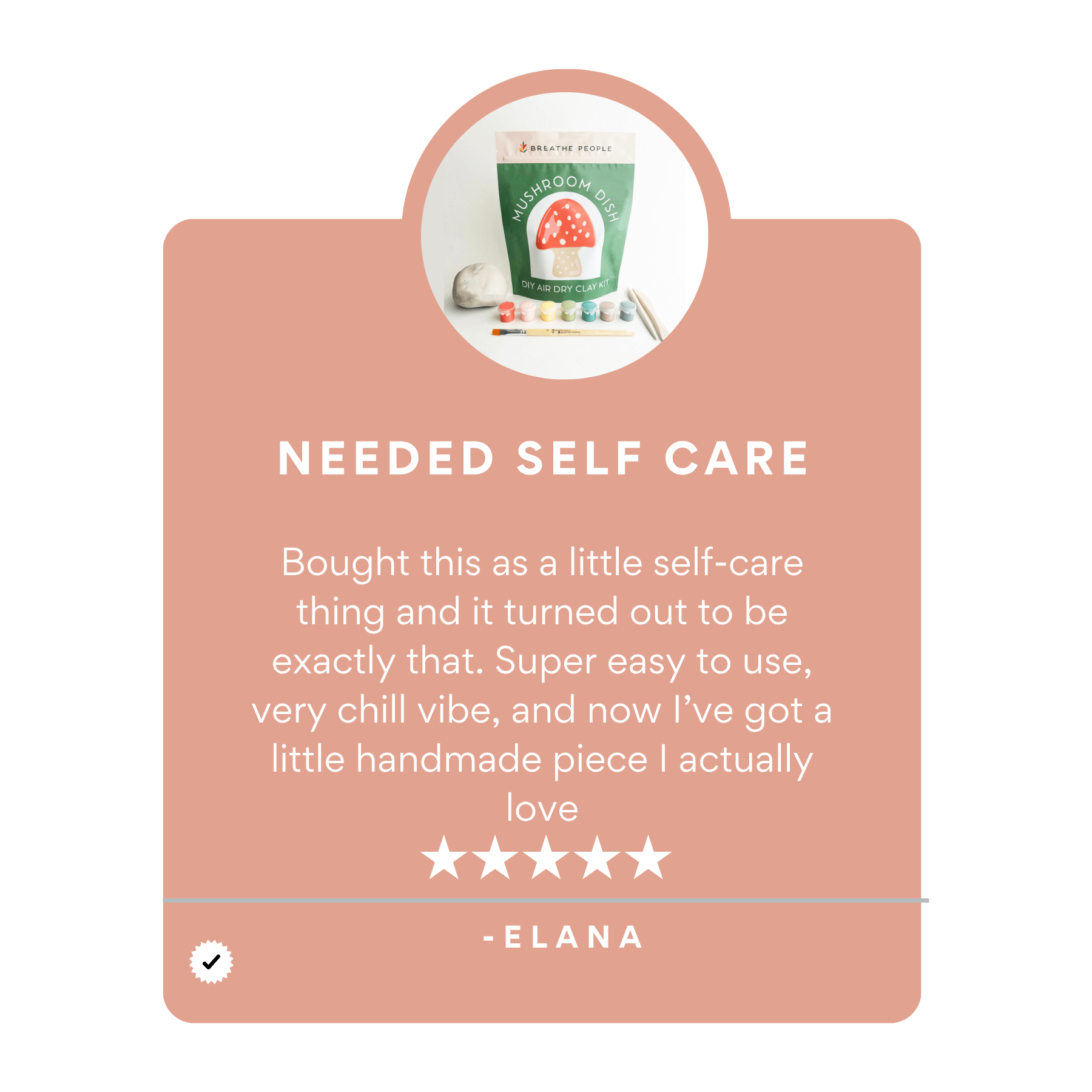 The Plant Social DIY Air Dry Clay Kit- Make Your Own Mushroom Dish available in Joshua Tree at JT Trading Post