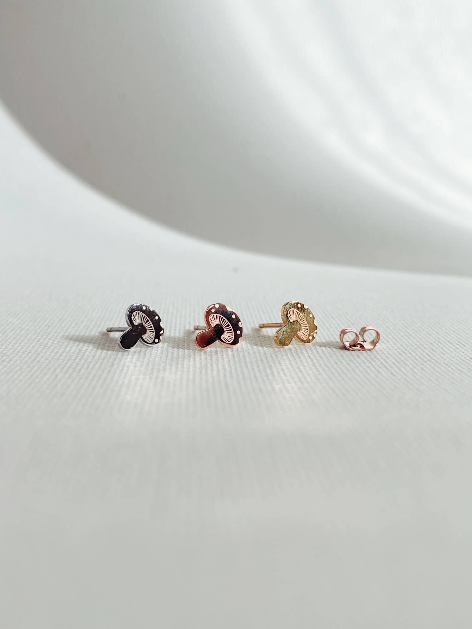 The Plant Social Groovy Mushrooms Studs