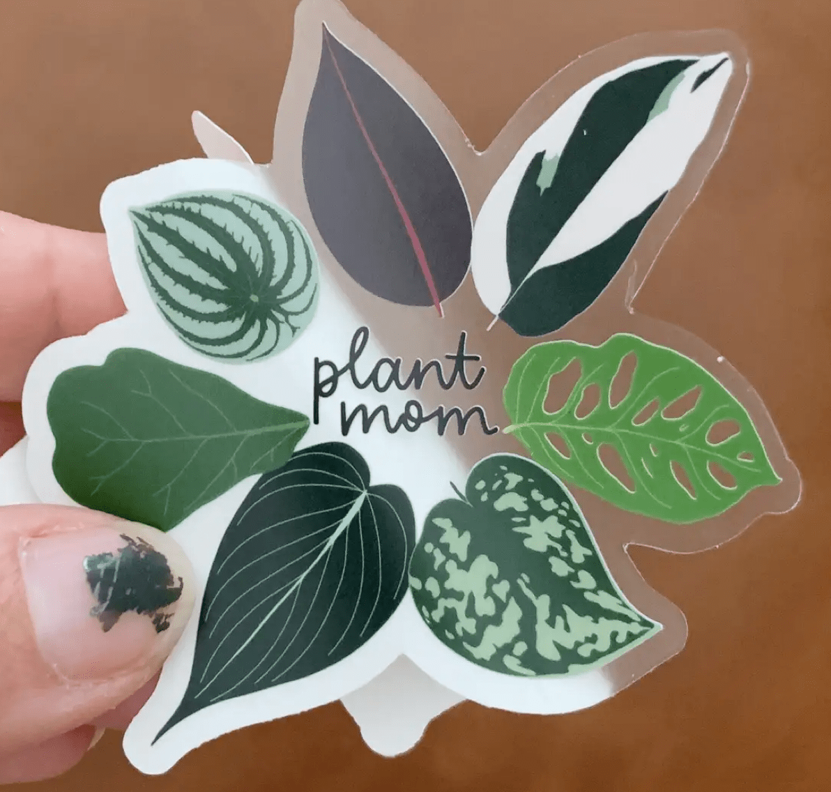 The Plant Social Clear Stickers