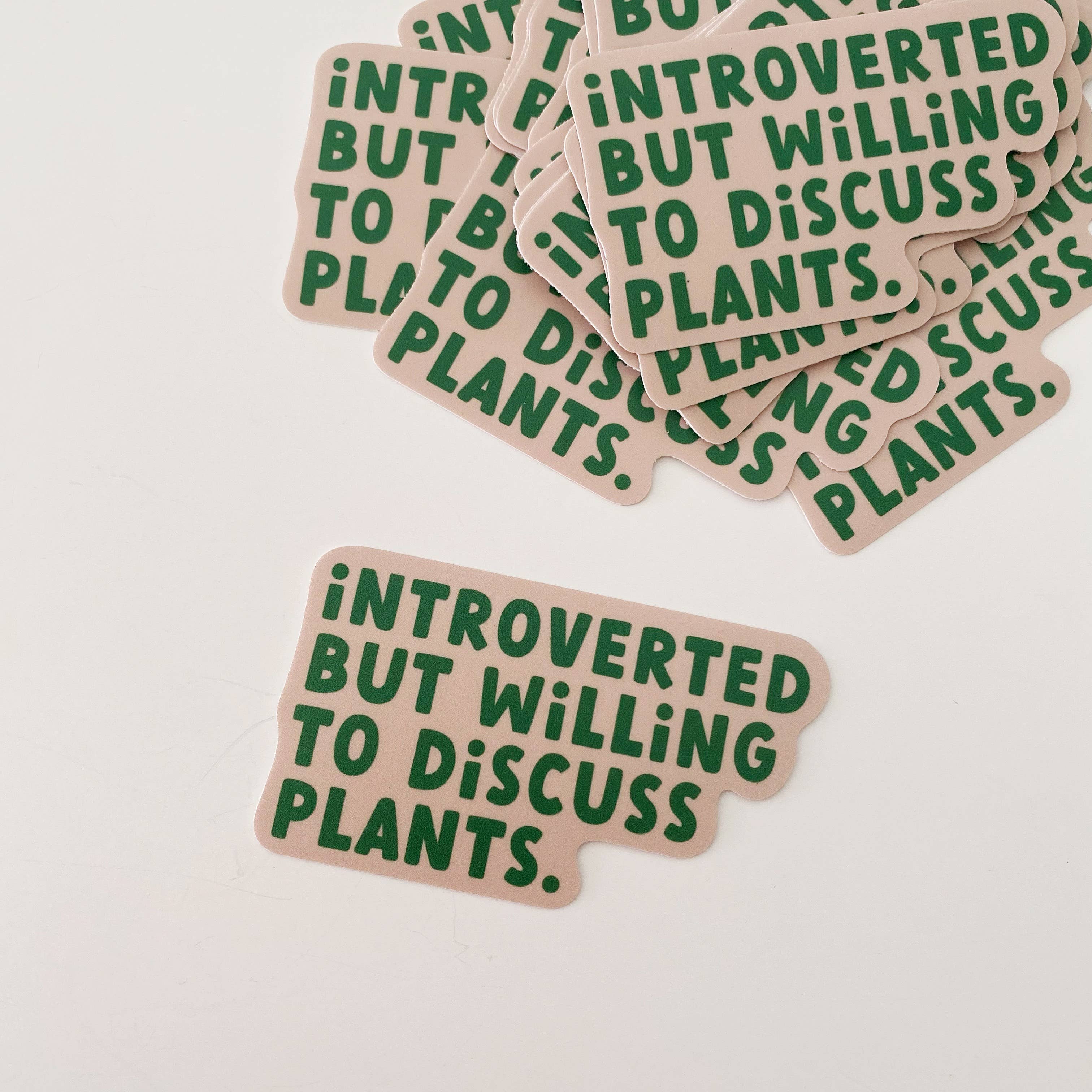 The Plant Social Solid Stickers