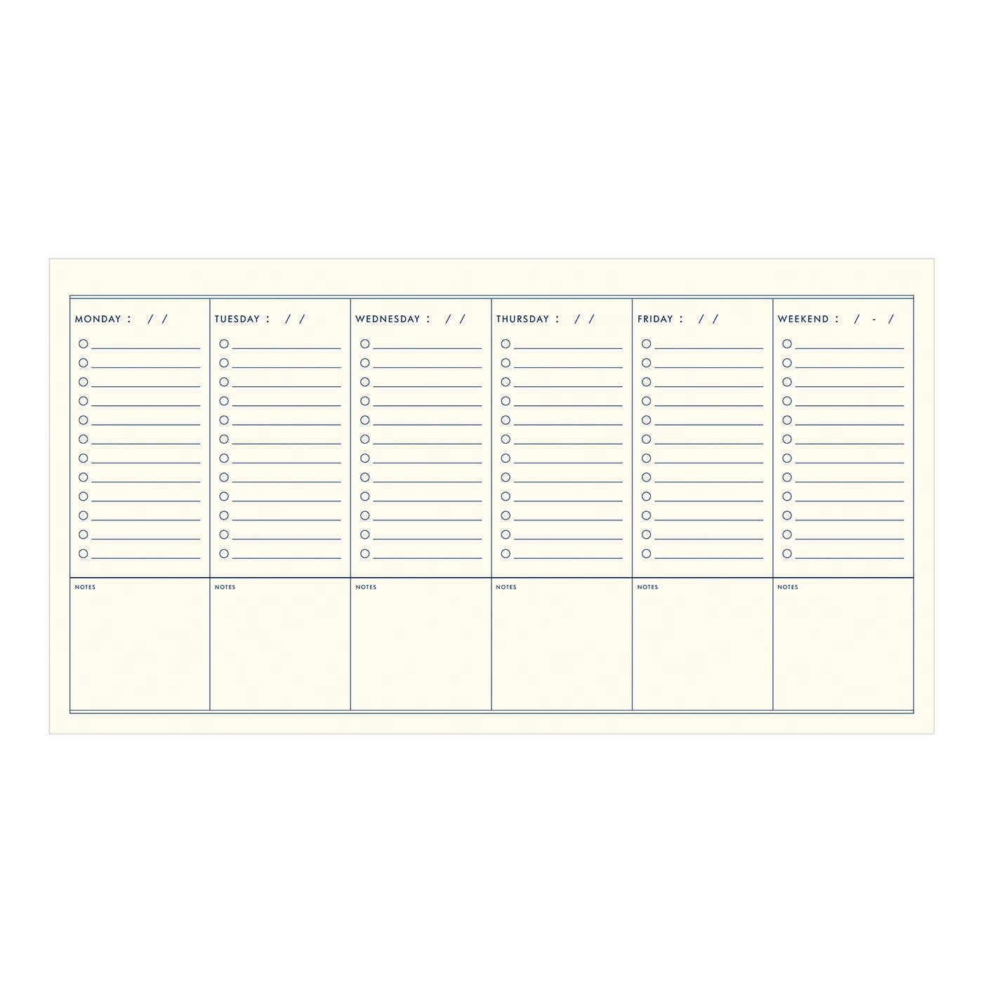 The Plant Social Succulent Undated Weekly Planner