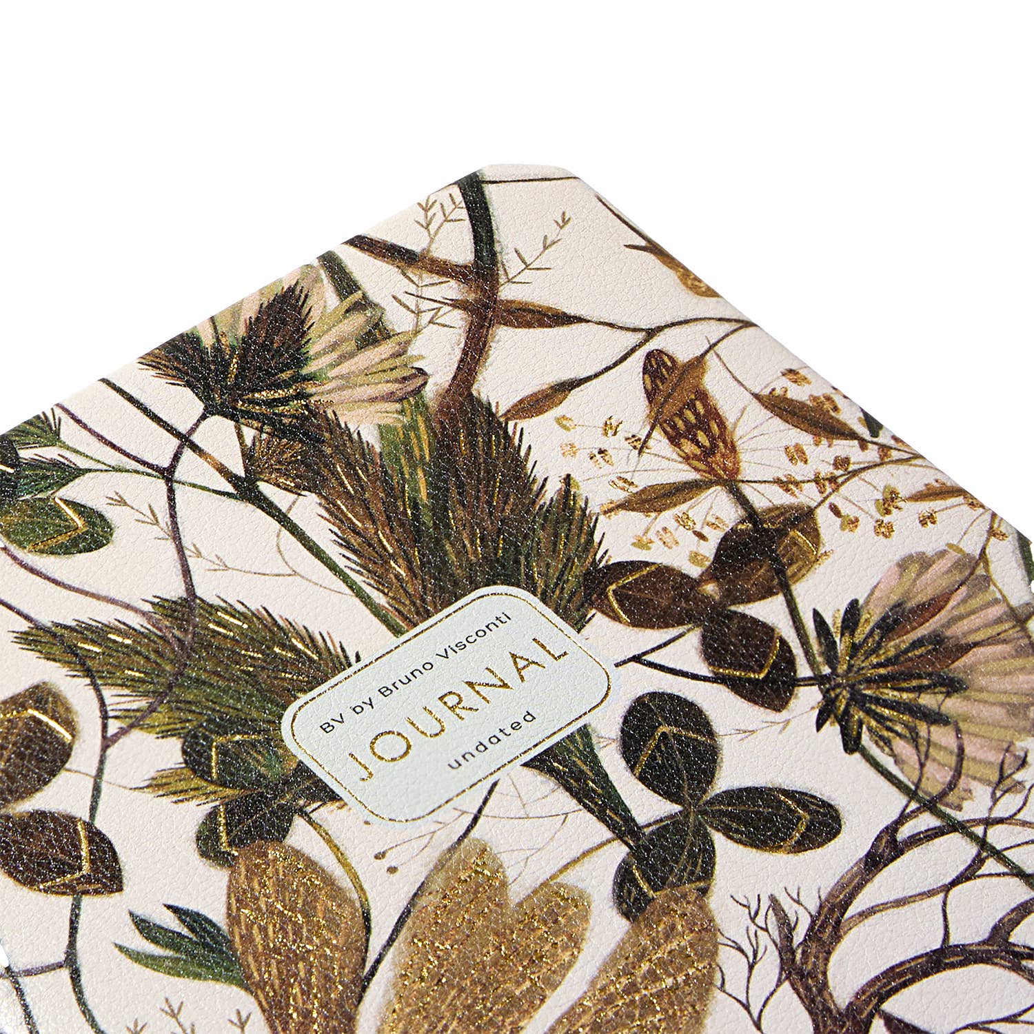 Tierra Magia A5 Vegan Leather Hardcover Daily Planner -Summer Greens 