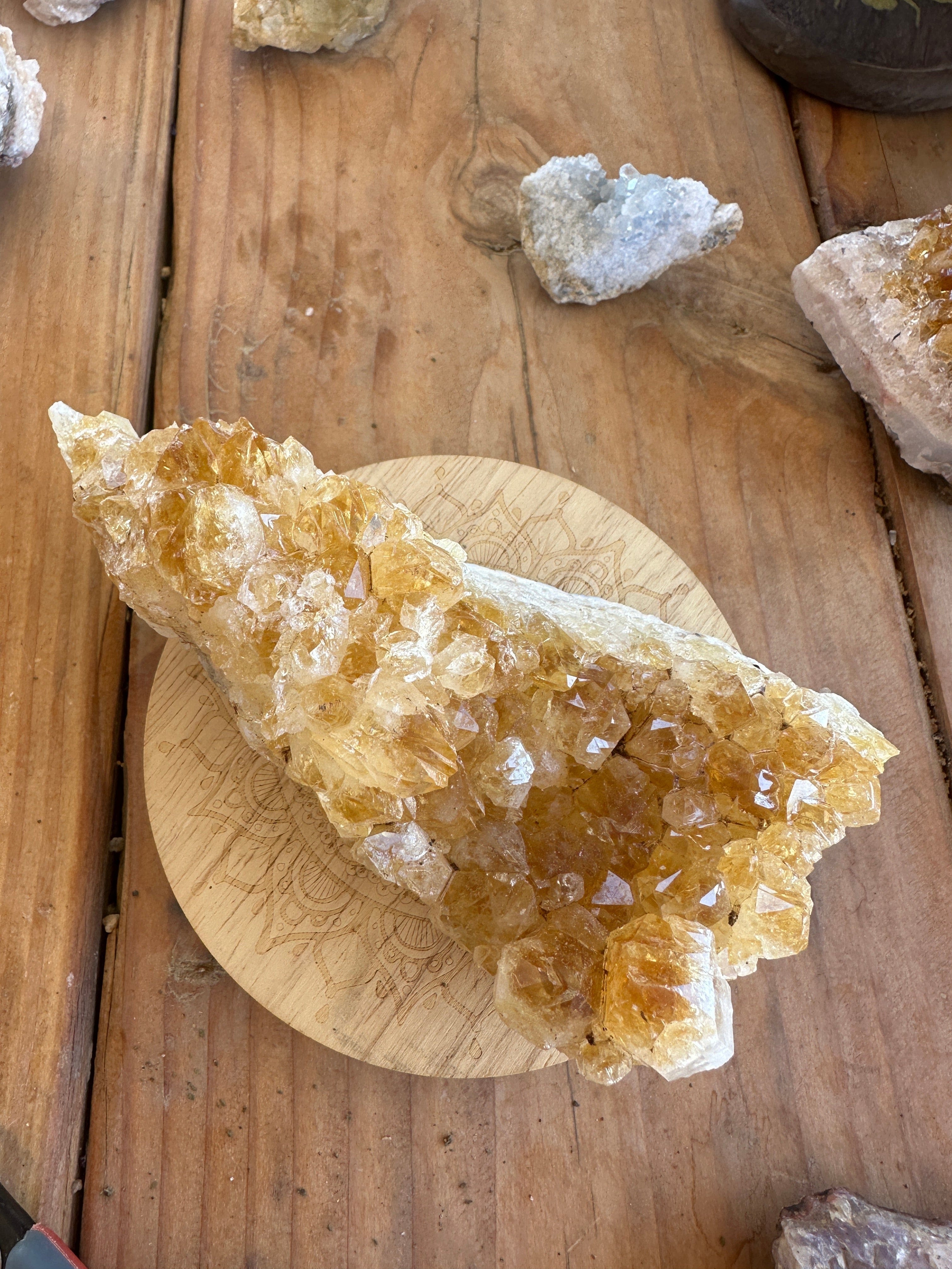 Tierra Magia Citrine Crystal Cluster - #4