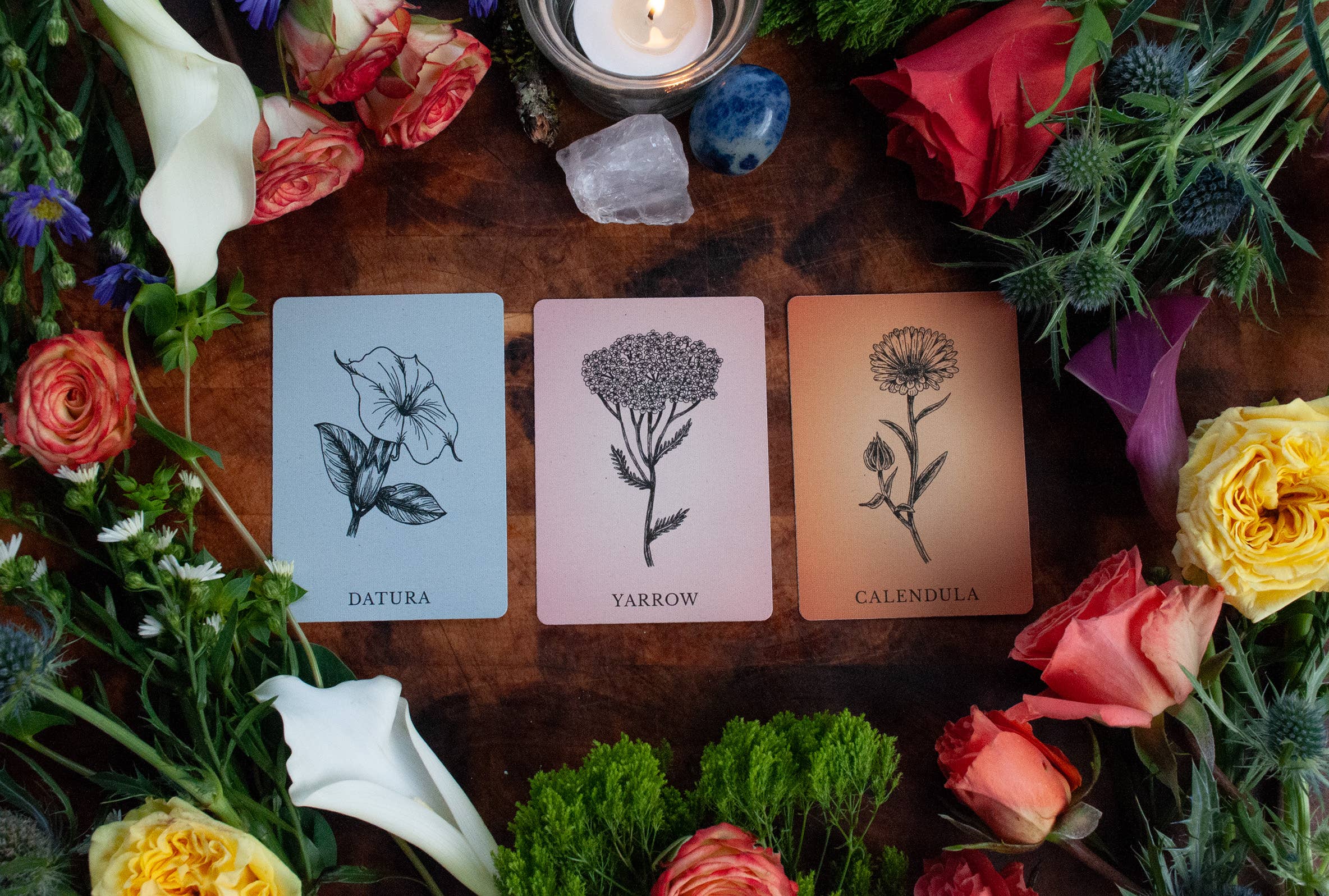 Tierra Magia Magic Flowers Oracle Card Deck