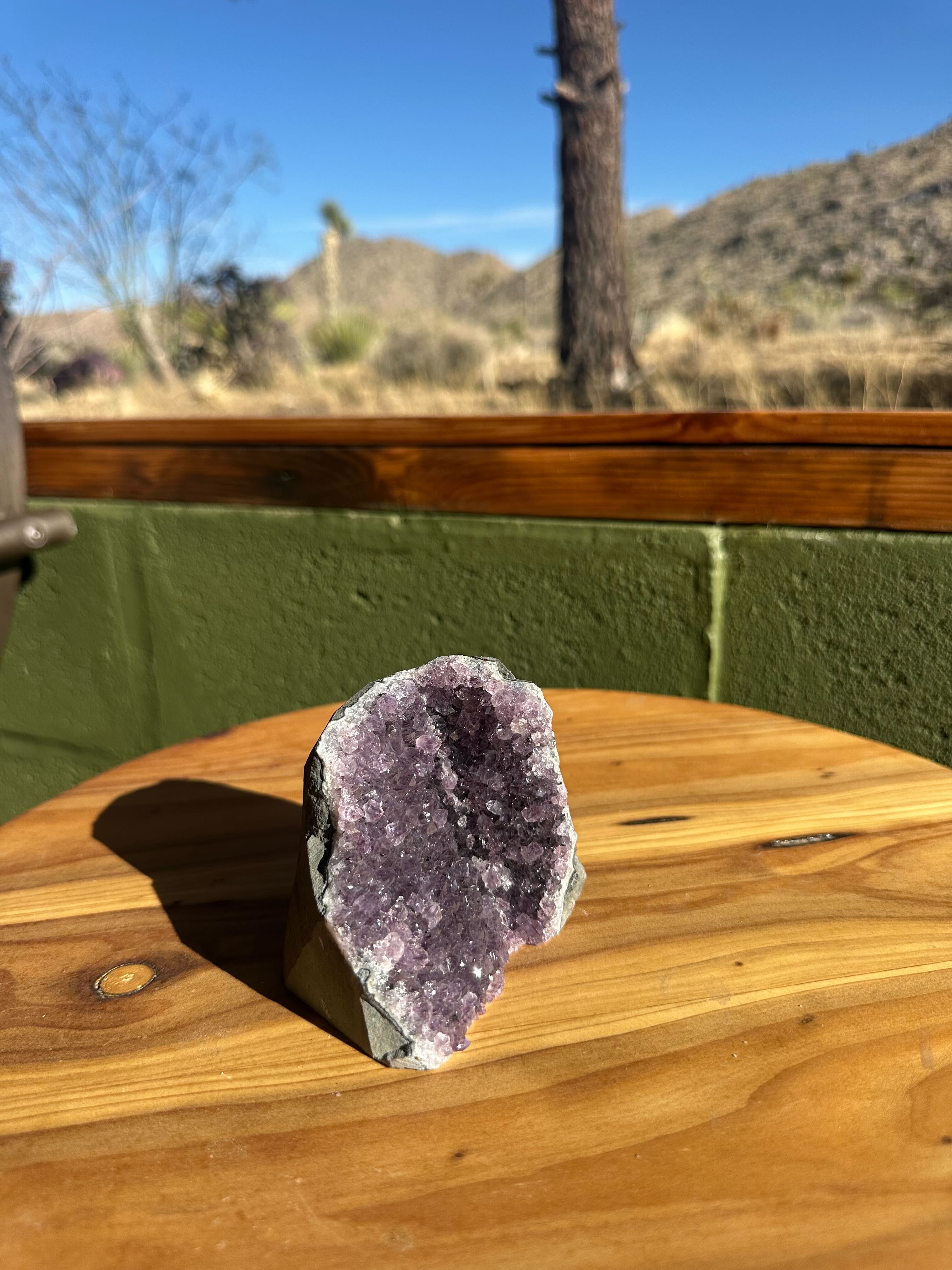 Tierra Magia Standing Amethyst Polished Crystal available in Joshua Tree at JT Trading Post
