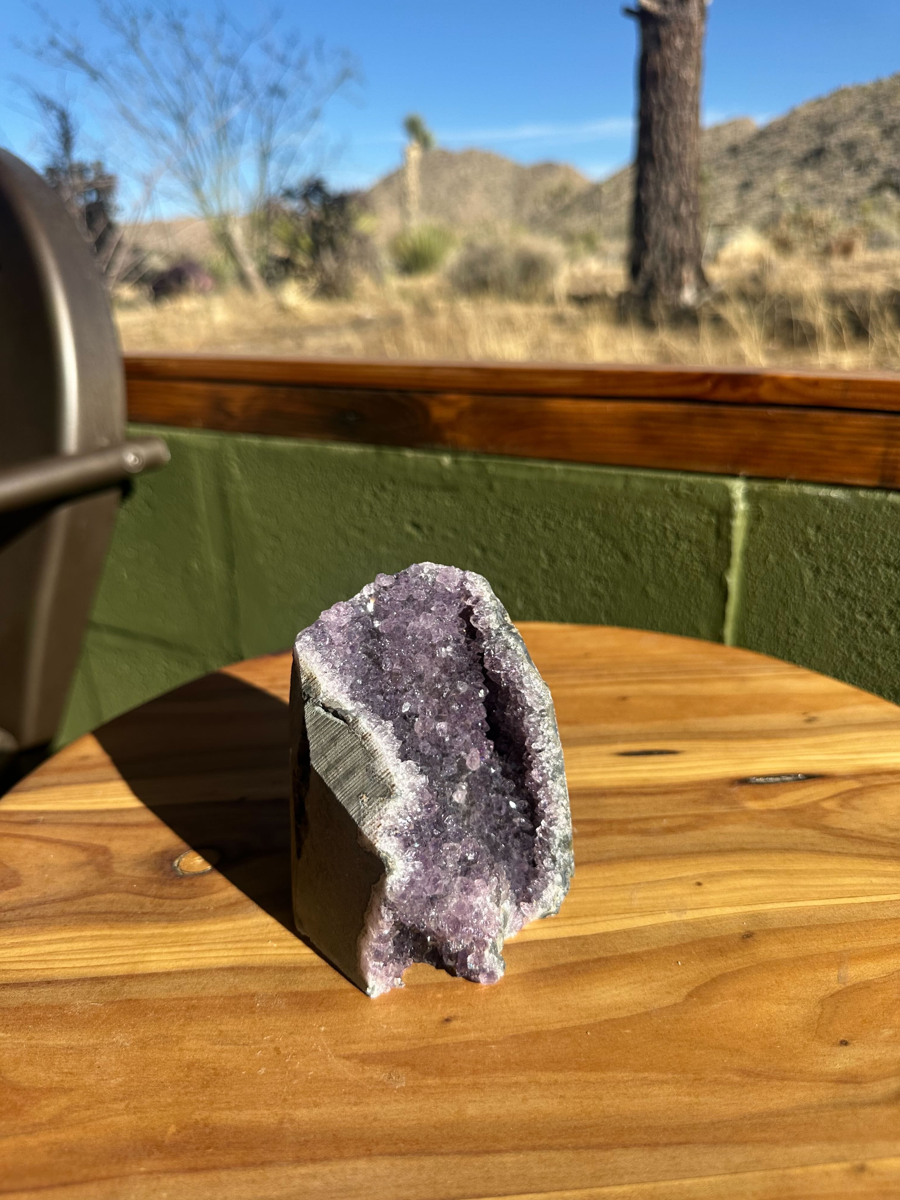 Tierra Magia Standing Amethyst Polished Crystal available in Joshua Tree at JT Trading Post