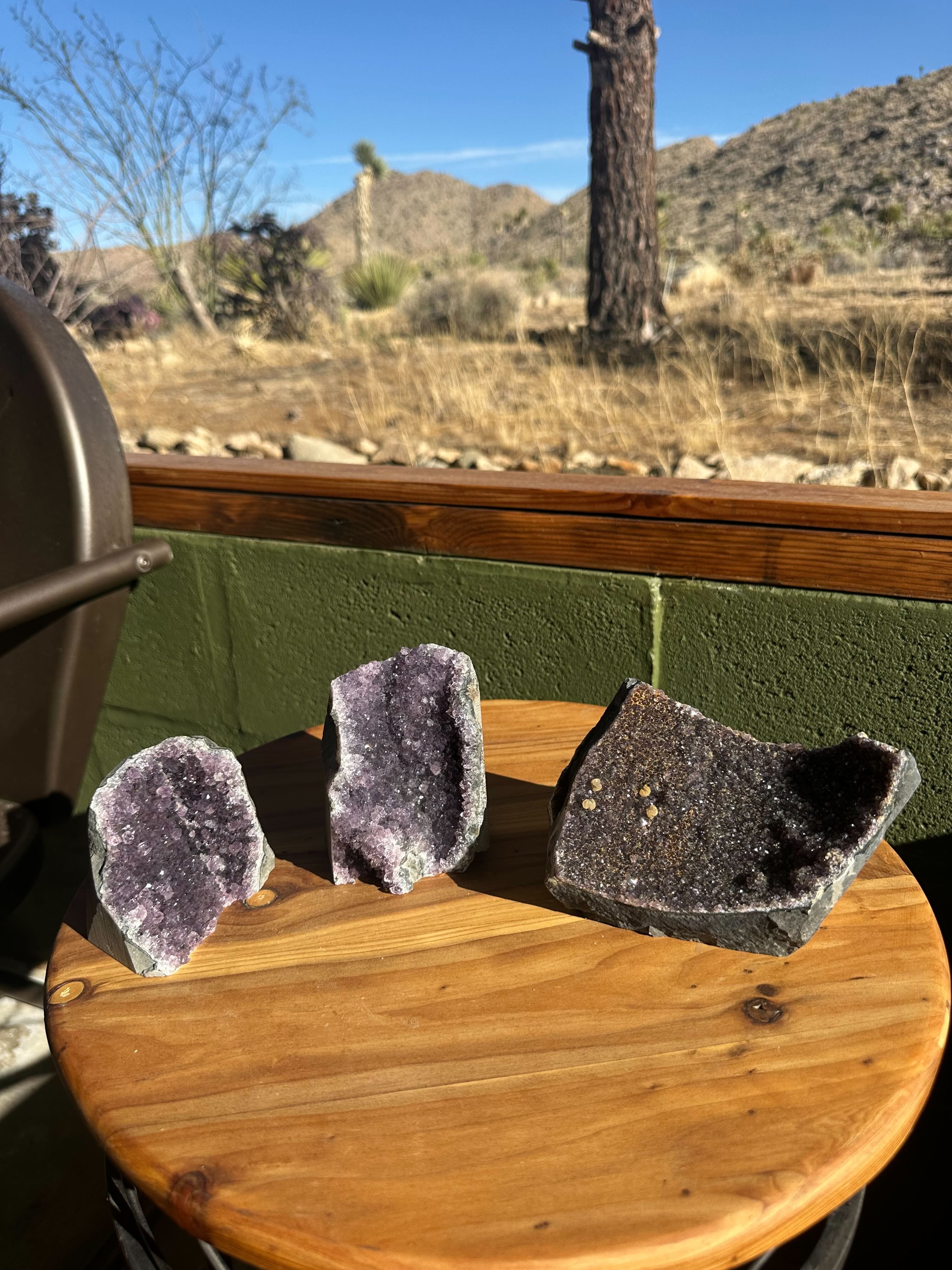 Tierra Magia Standing Amethyst Polished Crystal available in Joshua Tree at JT Trading Post