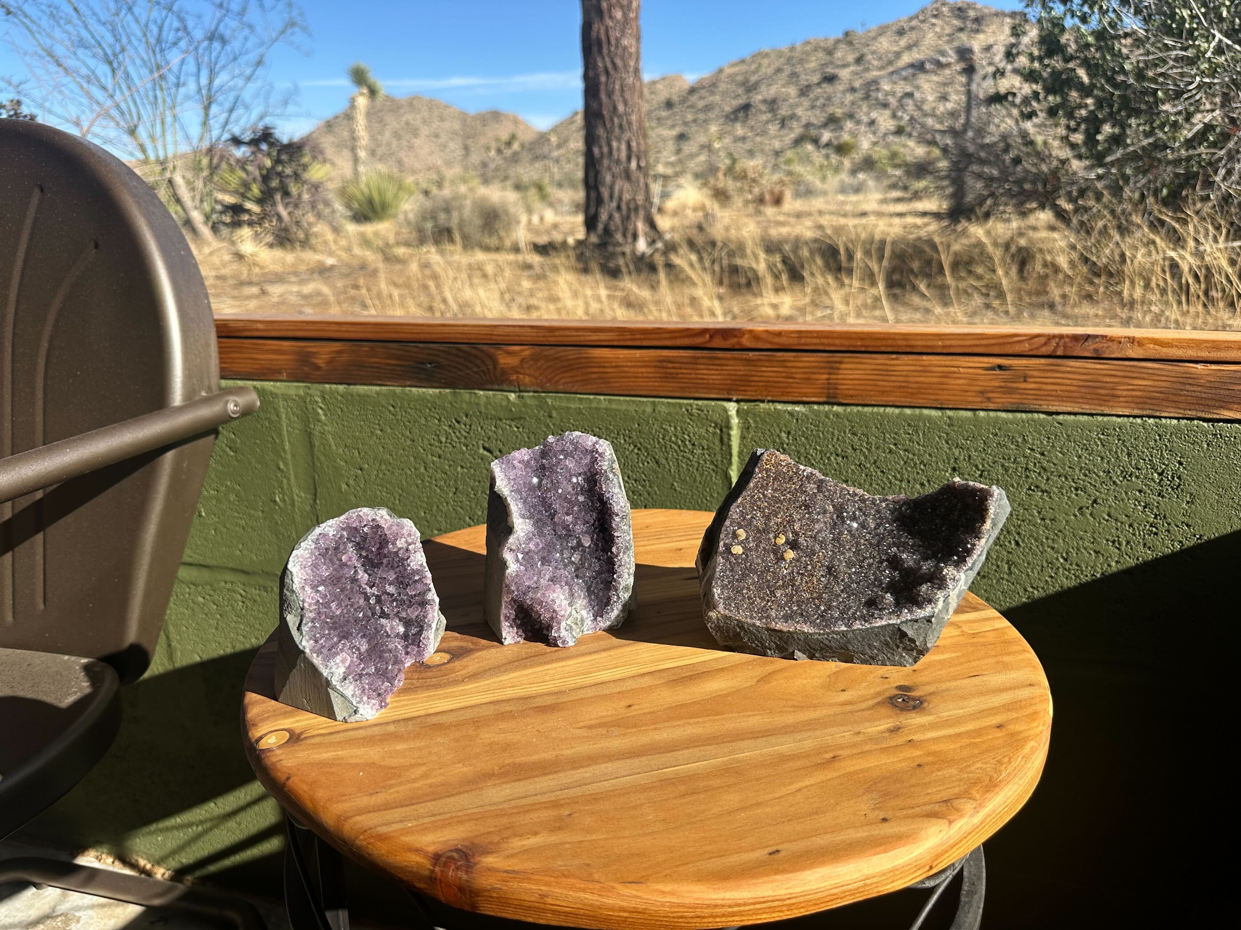 Tierra Magia Standing Amethyst Polished Crystal available in Joshua Tree at JT Trading Post
