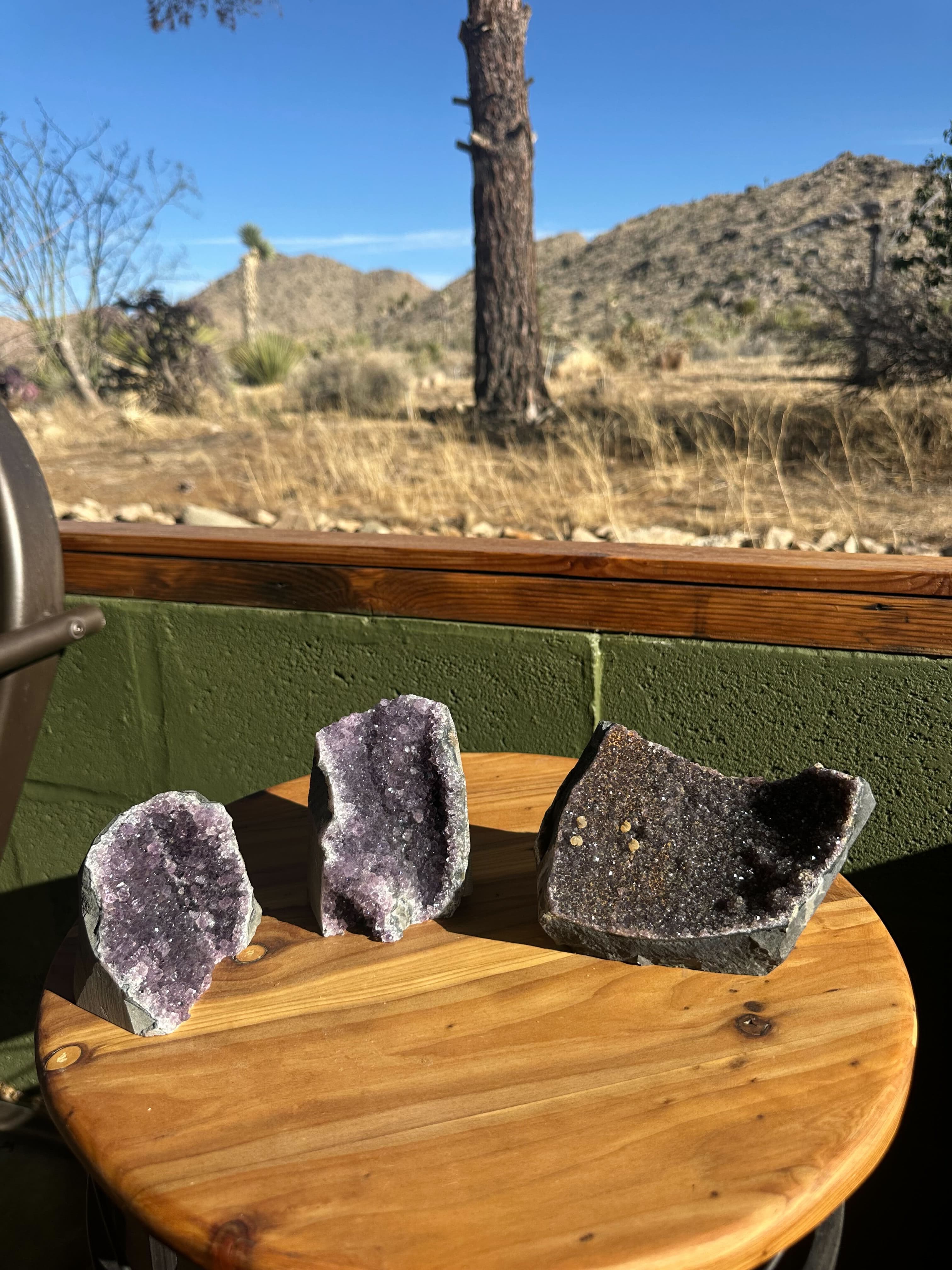 Tierra Magia Standing Amethyst Polished Crystal available in Joshua Tree at JT Trading Post
