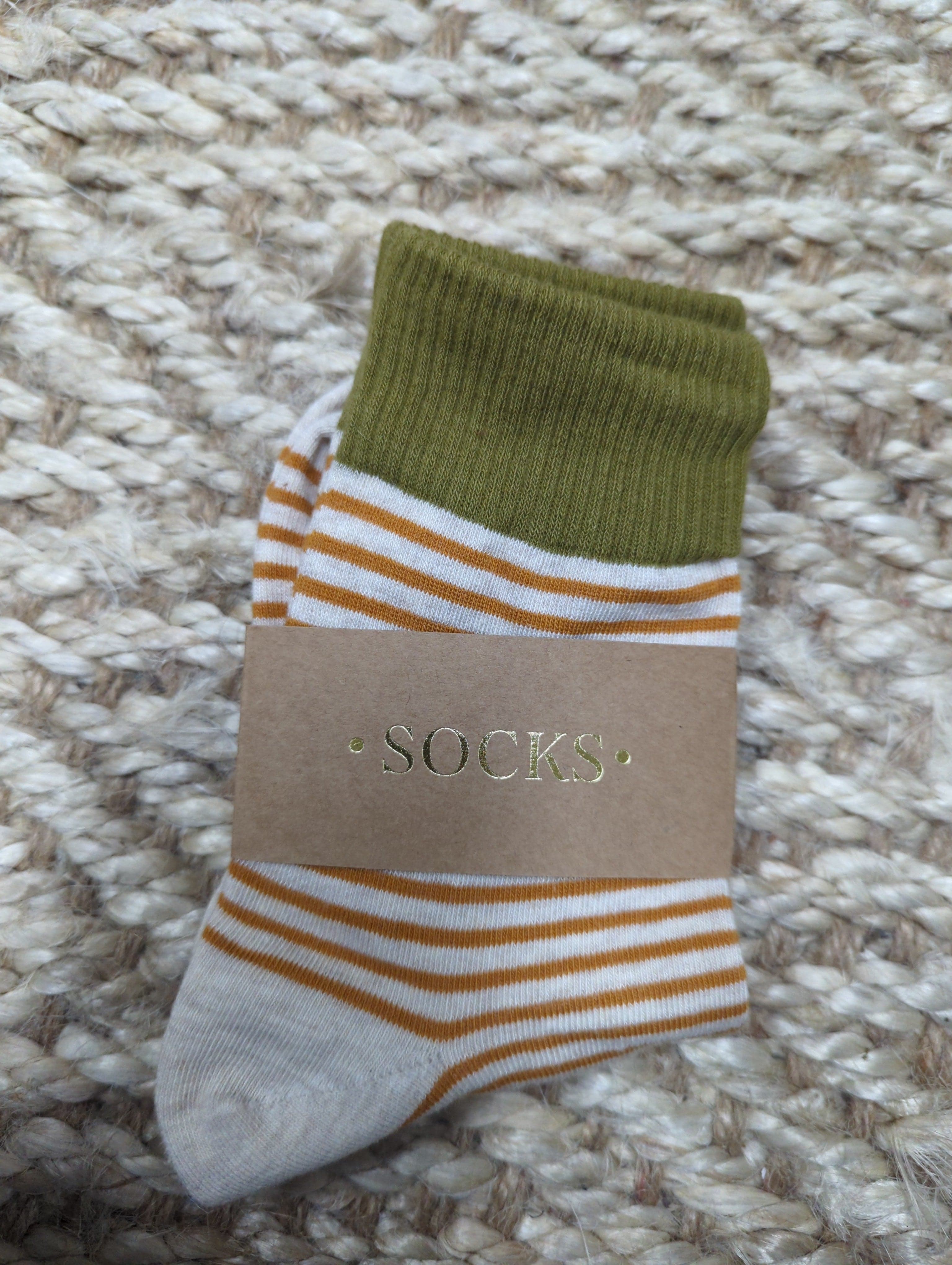 Venus Accessories Striped Socks available in Joshua Tree at JT Trading Post