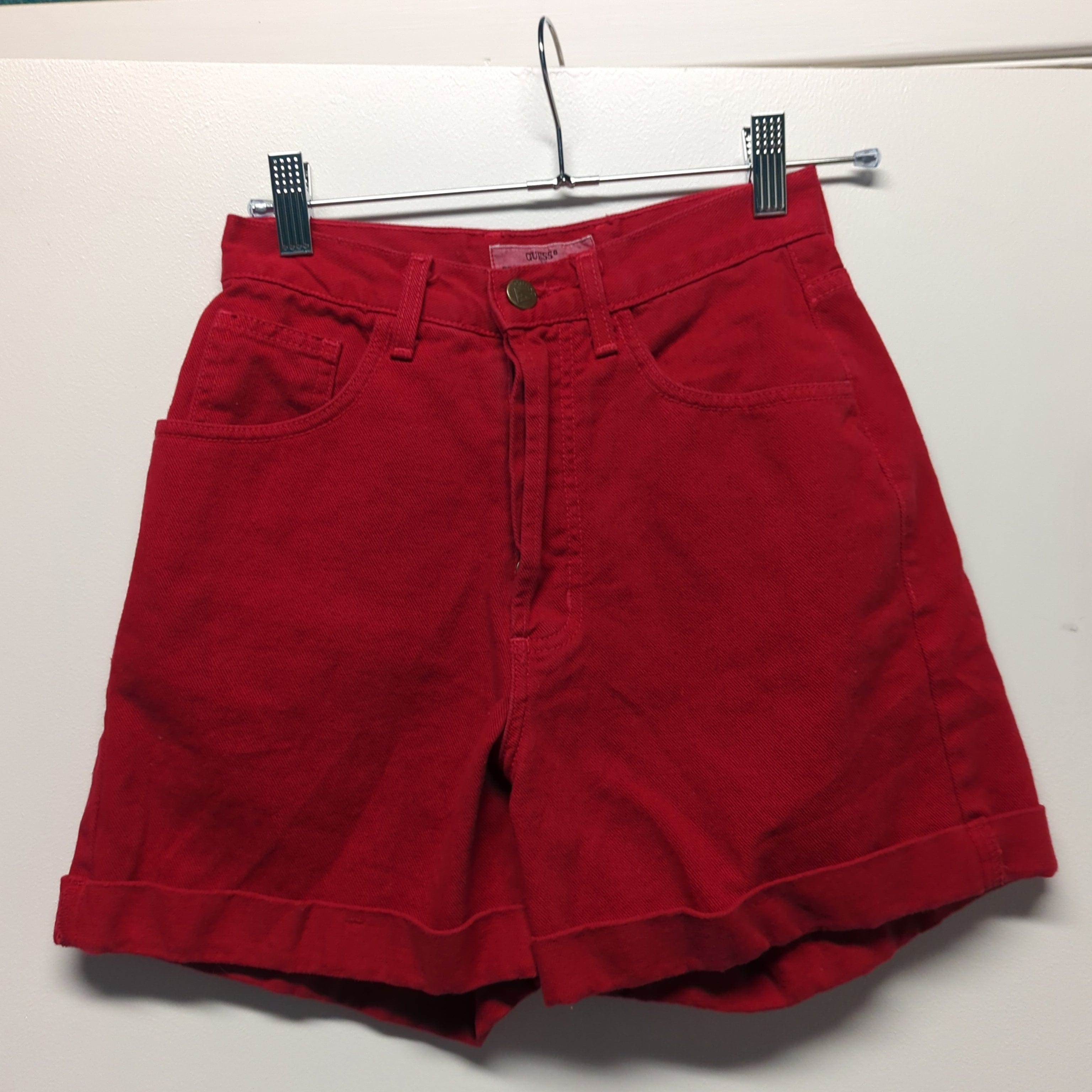 Venus Of The Desert VTG Red Guess Shorts