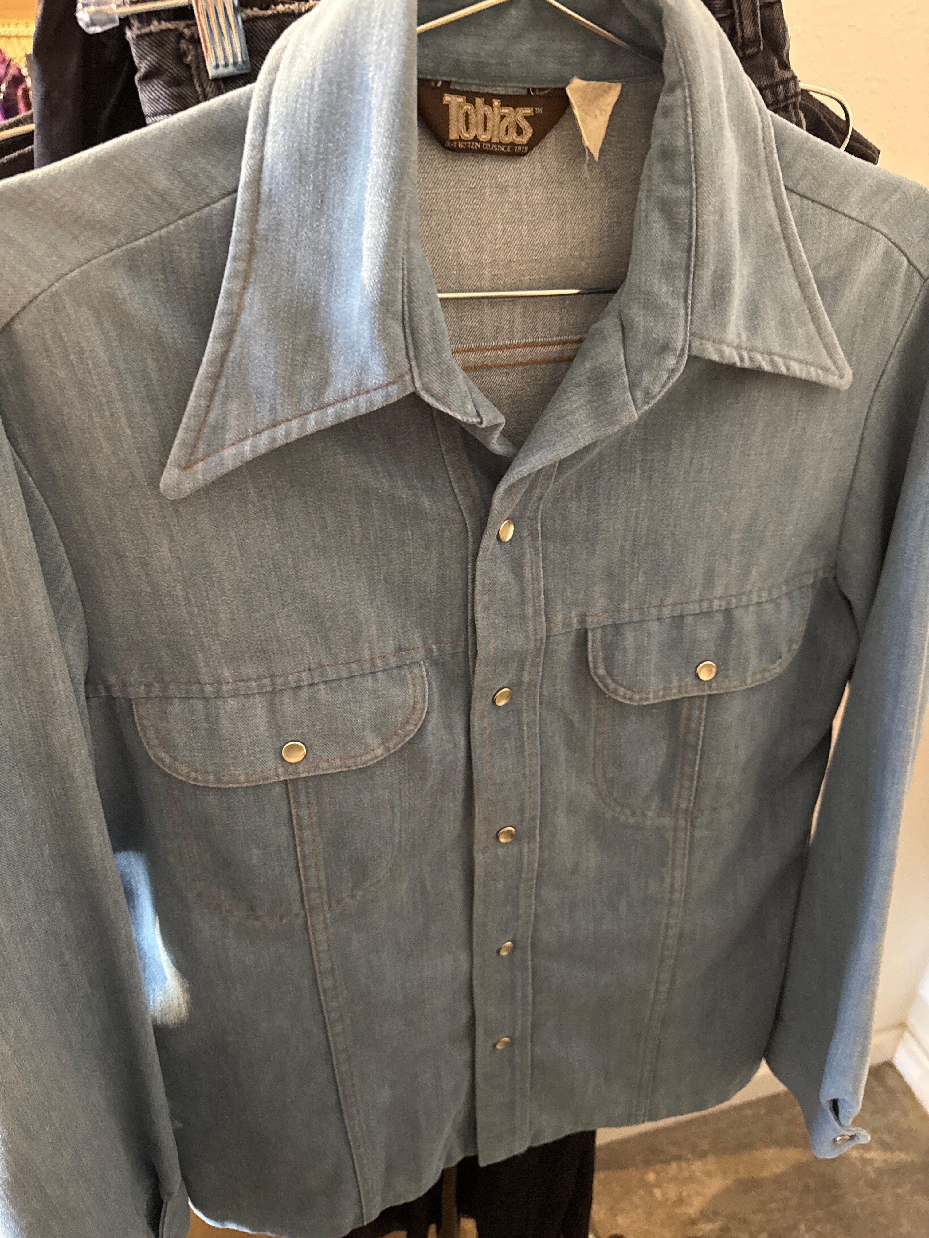 Venus Of The Desert 70s Tobias Denim Snaps LS