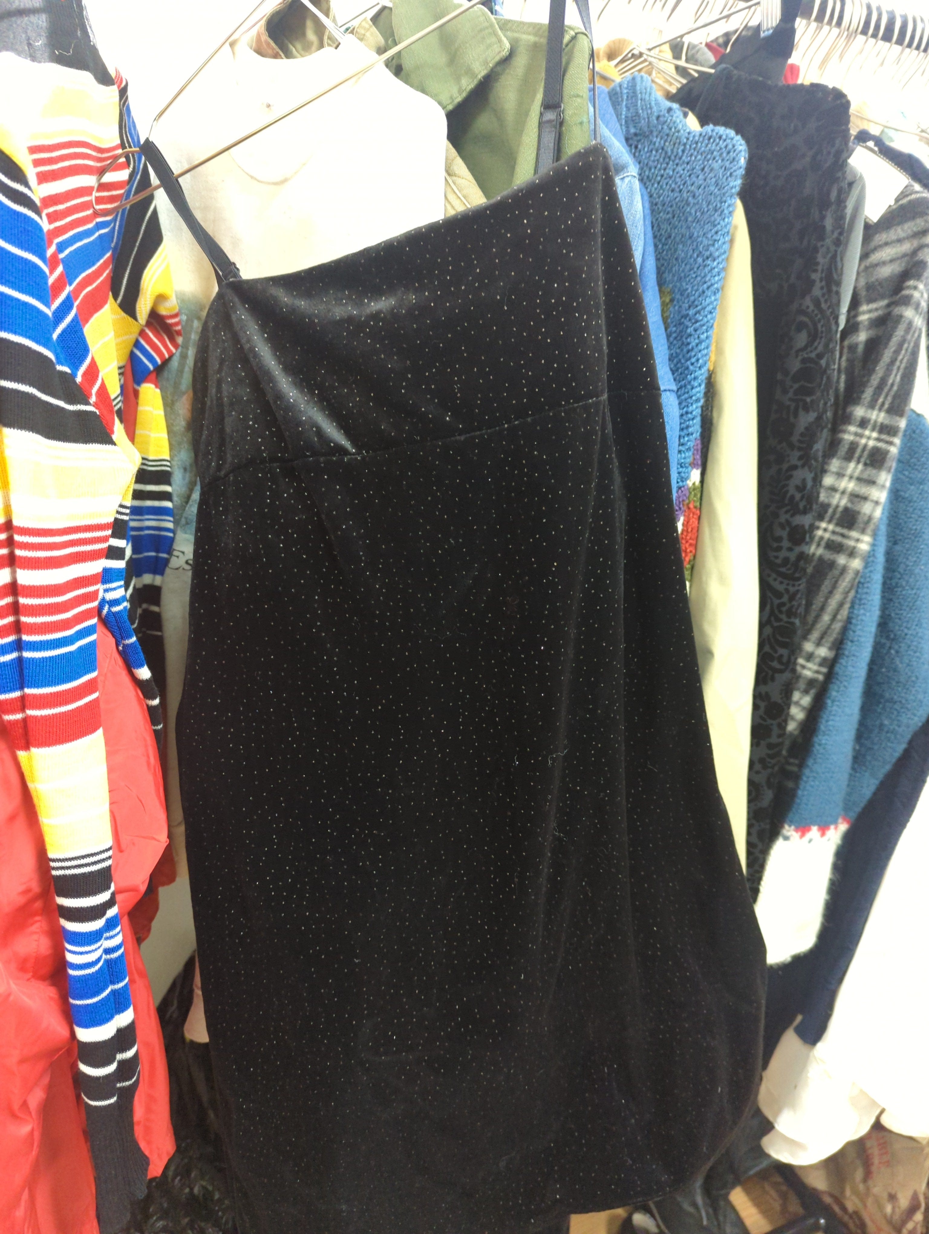 90s Blk Velvet Sparkle Dress JT Trading Post 90s Blk Velvet Sparkle Dress JT Trading Post