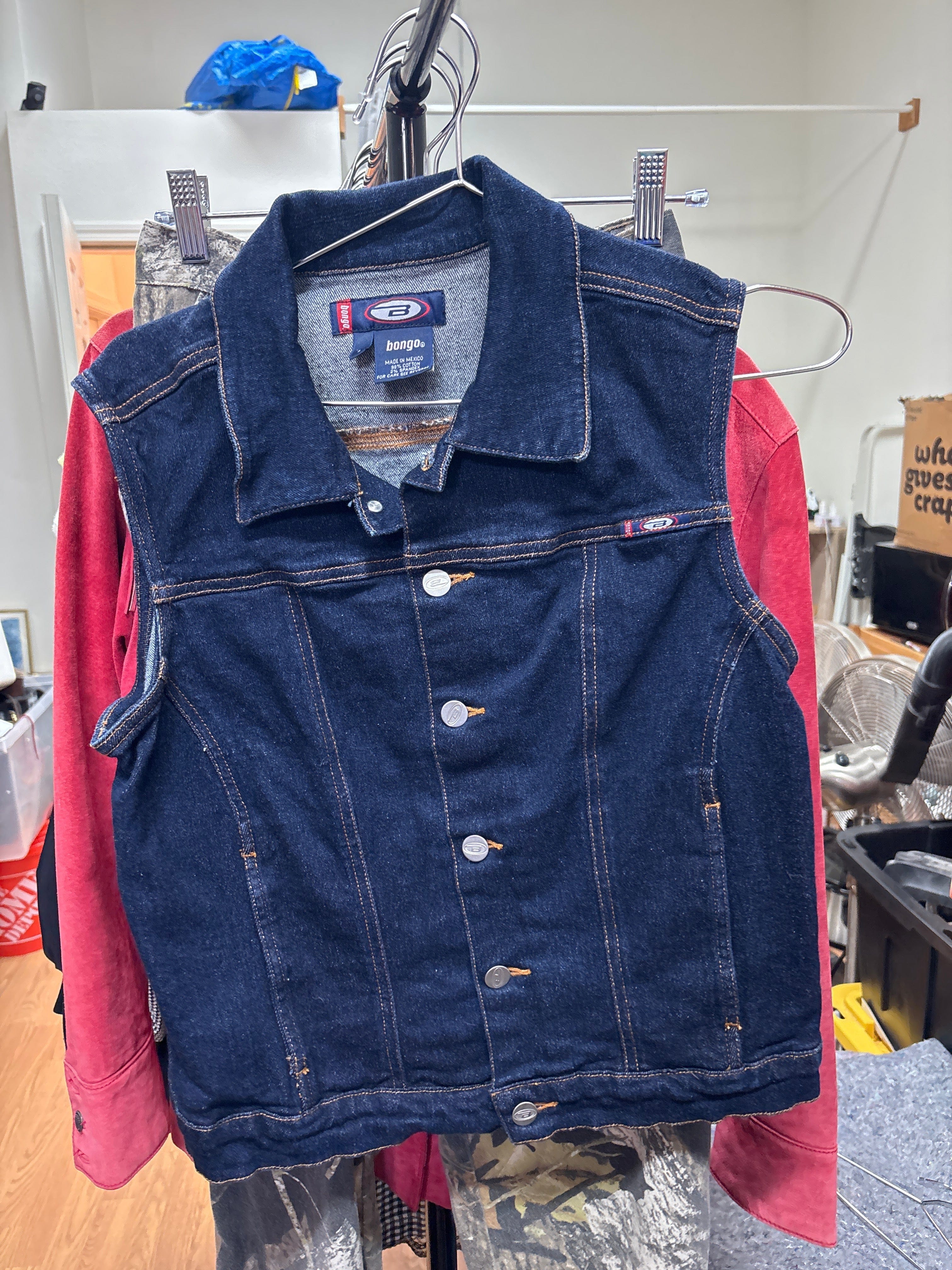 Venus Of The Desert Vtg Bongo dark denim vest