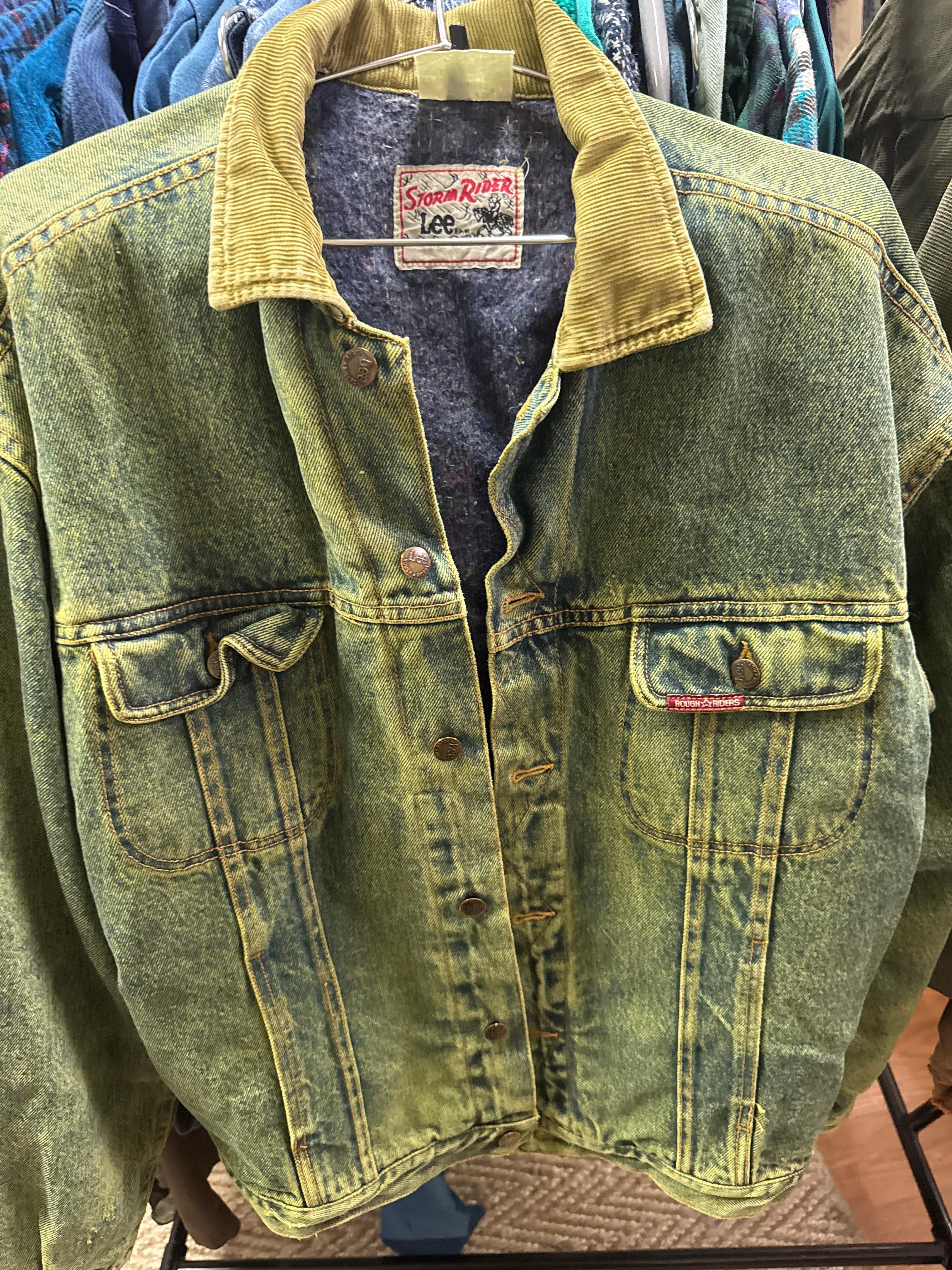 Venus Of The Desert VTG OD Grn Lee Denim Jacket