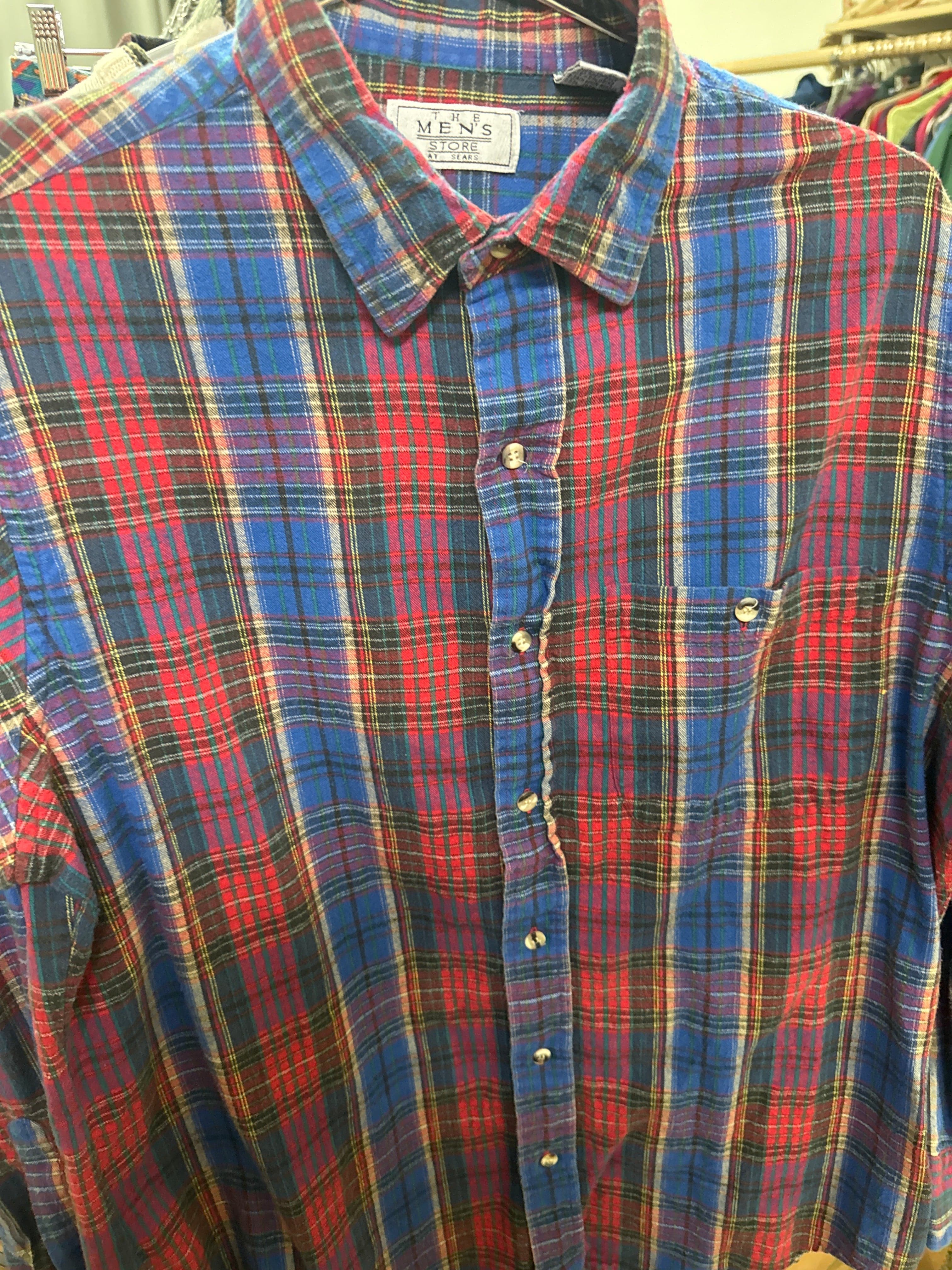 Venus Of The Desert VTG Sears Plaid Flannel