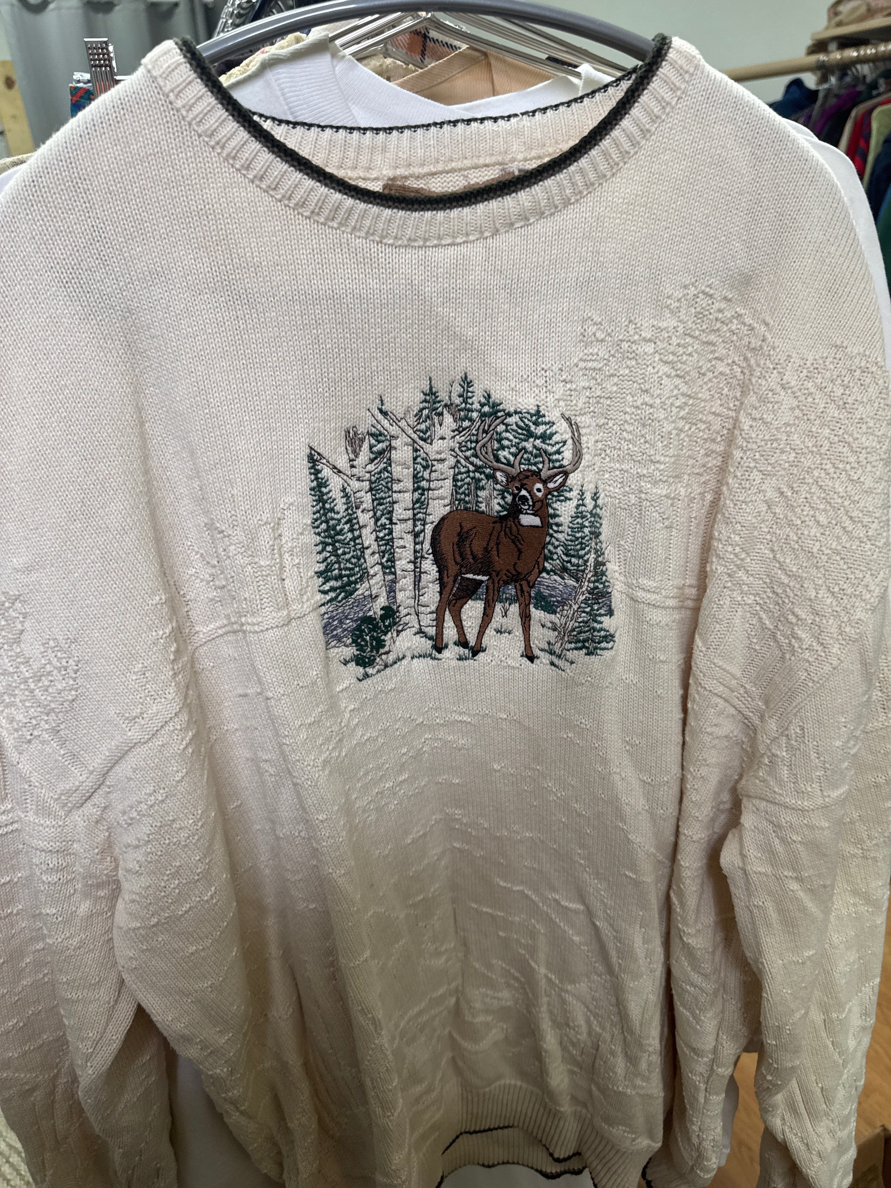 Venus Of The Desert VTG USA Shenandoah Buck Sweater