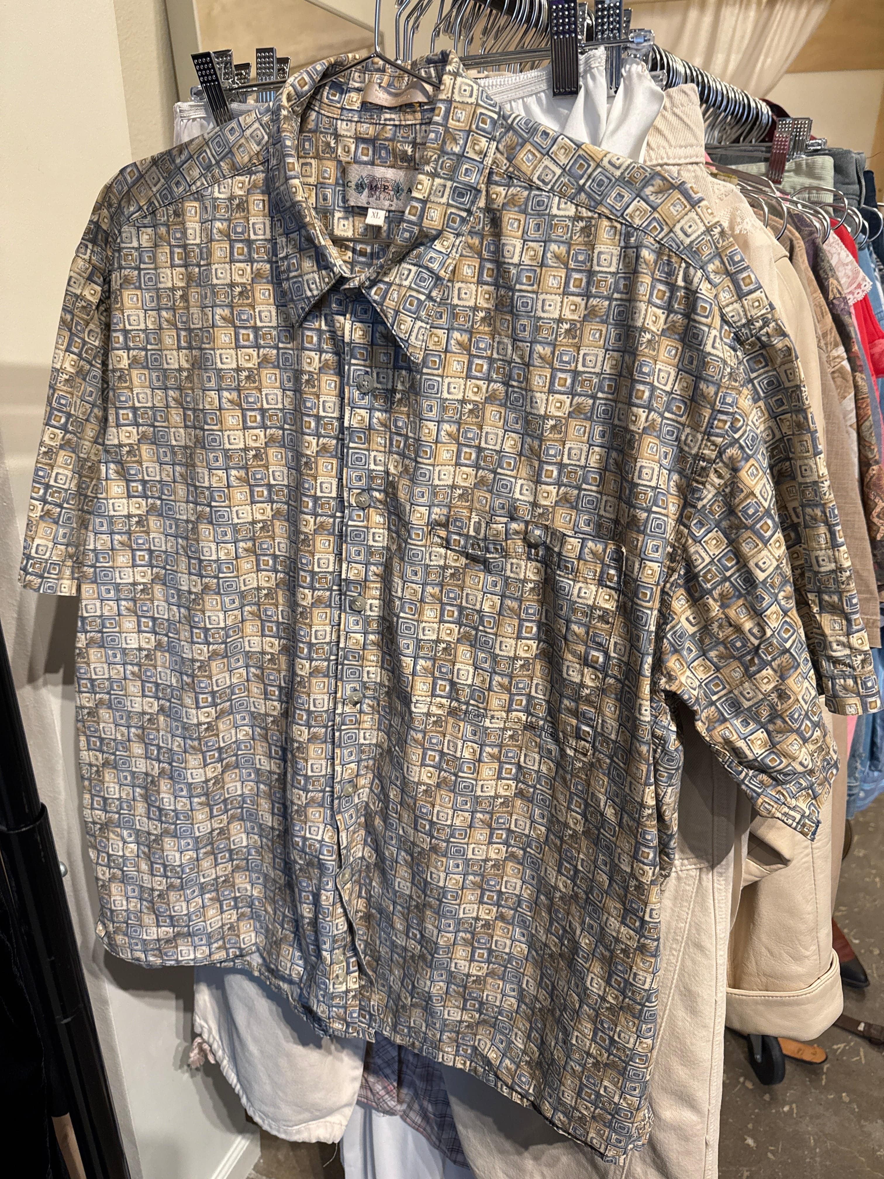 Venus Of The Desert VTG Campia Cotton Patterned SS available in Joshua Tree at JT Trading Post