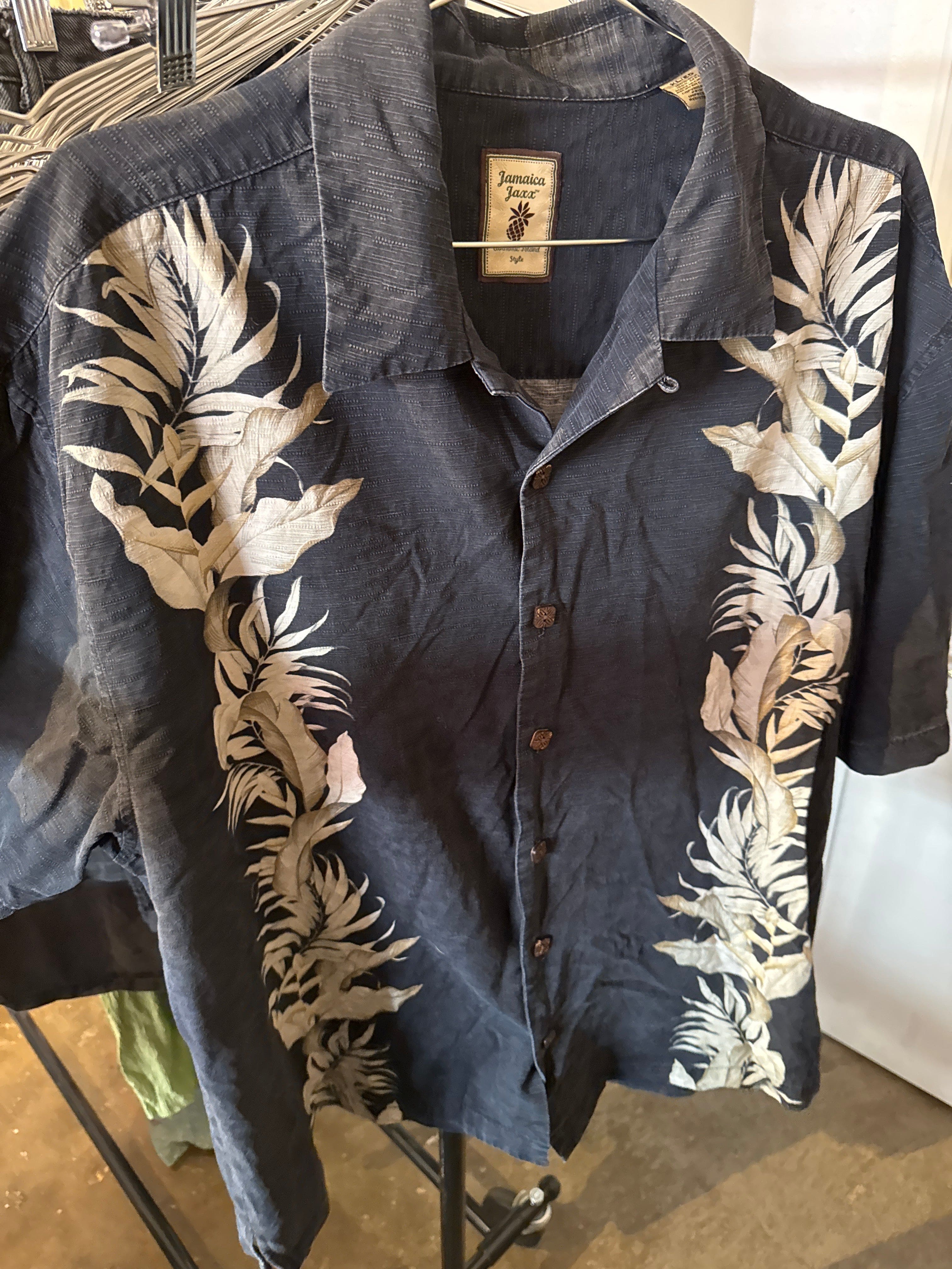 Venus Of The Desert VTG Silk Jamaica Jaxx Hawaiian Shirt