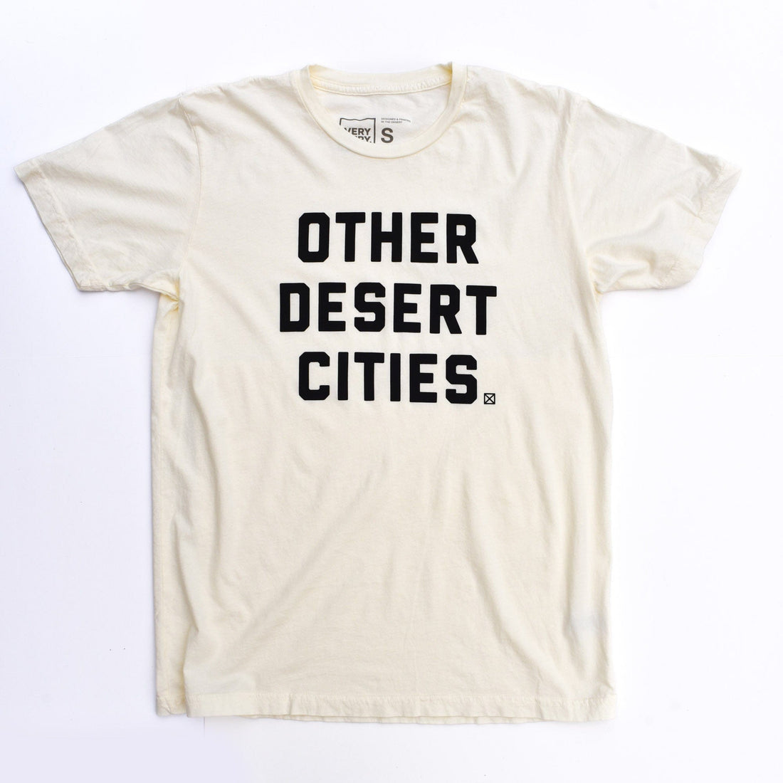 VERY VERY OTHER DESERT CITIES Cream Tee available in Joshua Tree at JT Trading Post