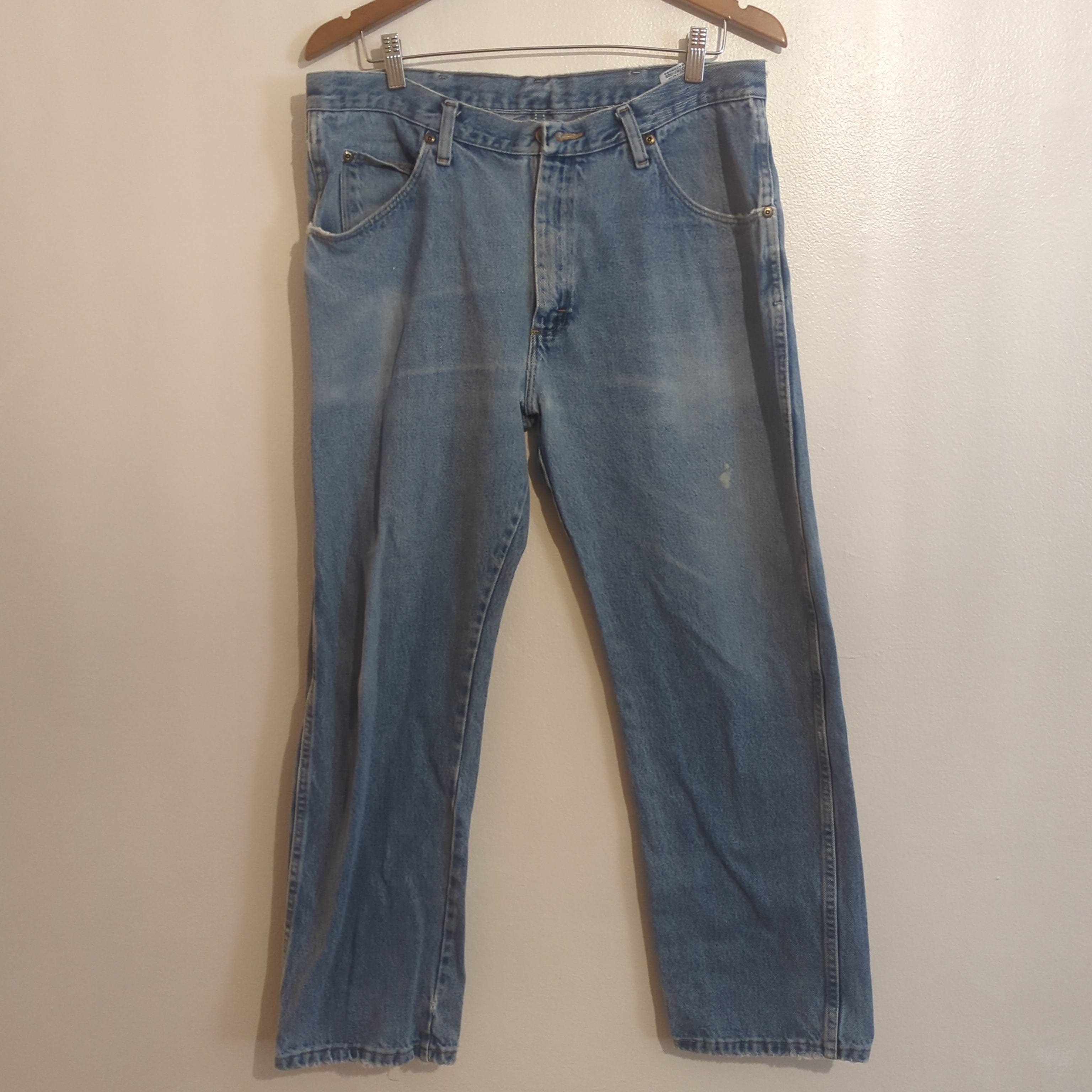 Venus Of The Desert Worn In Wrangler Work Jean