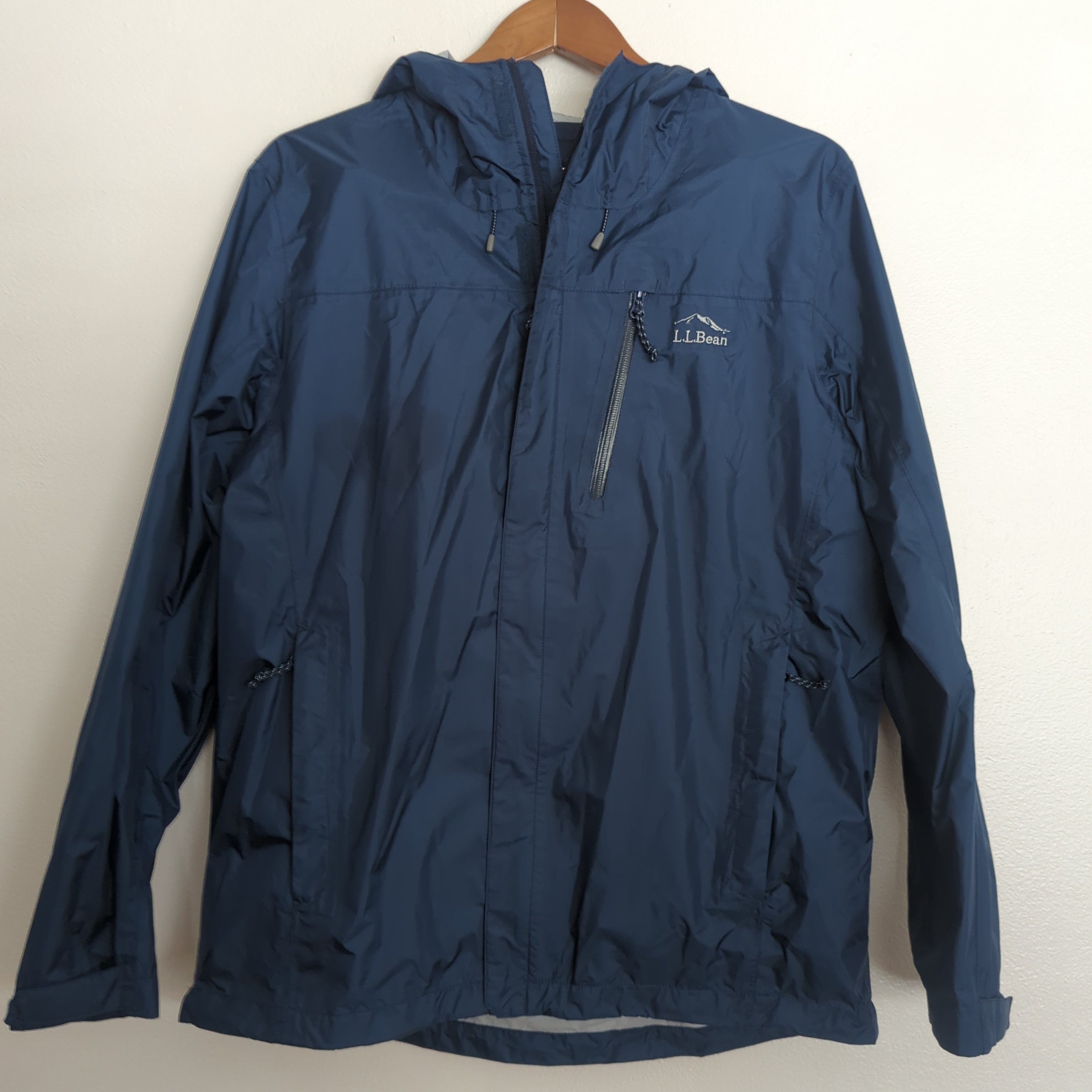 Venus Of The Desert LL Bean Navy Rain Jacket