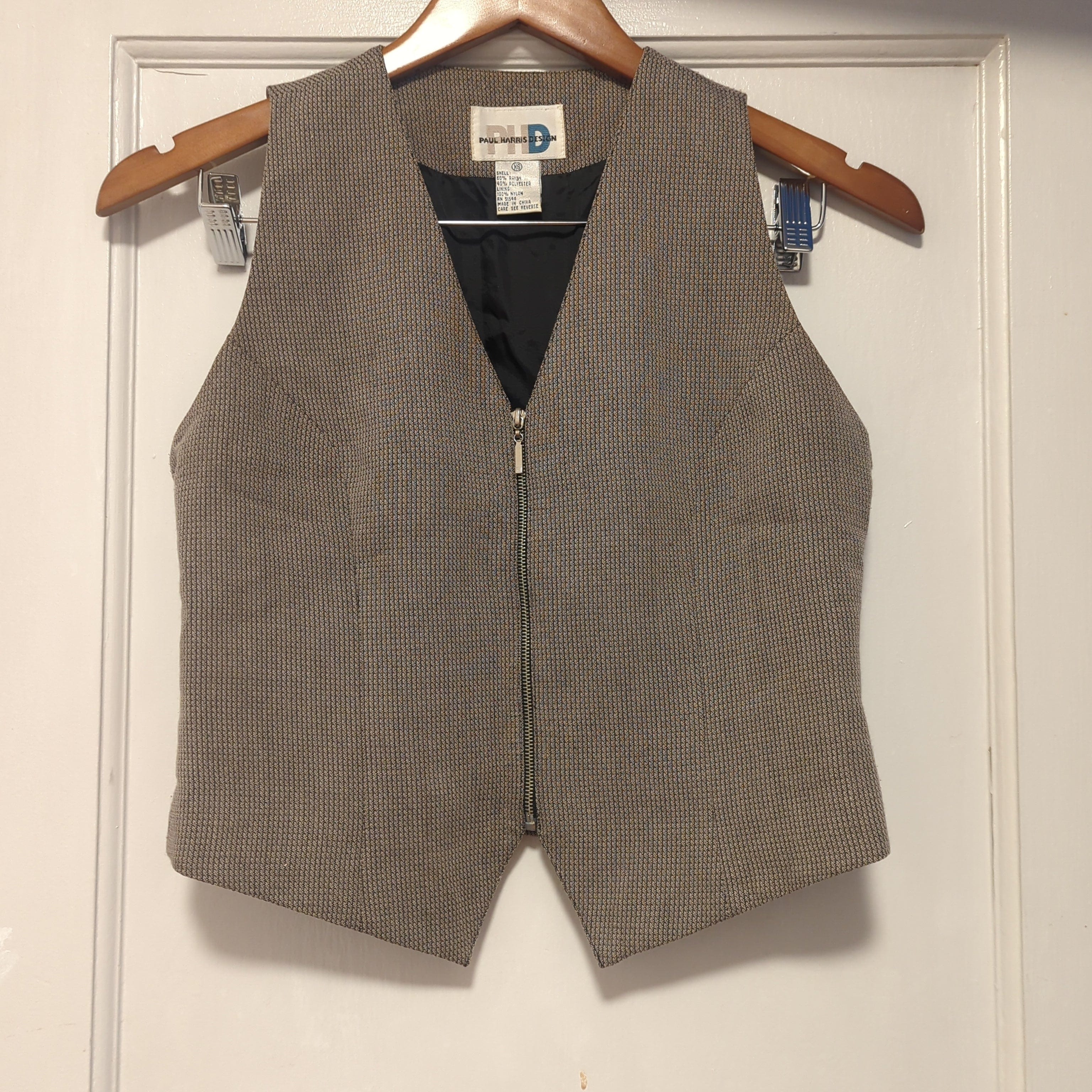 Venus Of The Desert Vintage Fitted Zipup Vest available in Joshua Tree at JT Trading Post